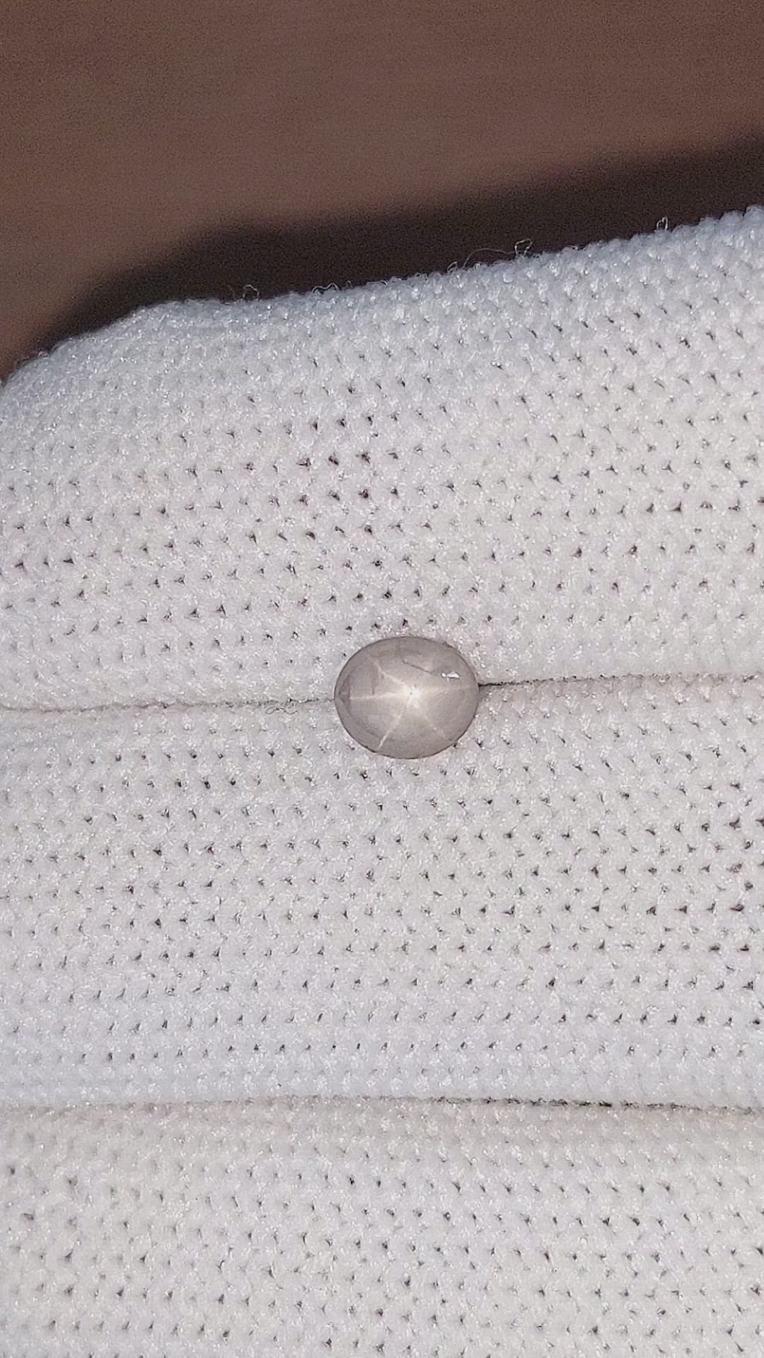 1.10 Ct. Grey Star Sapphire from Ceylon (Sri Lanka) Size Video