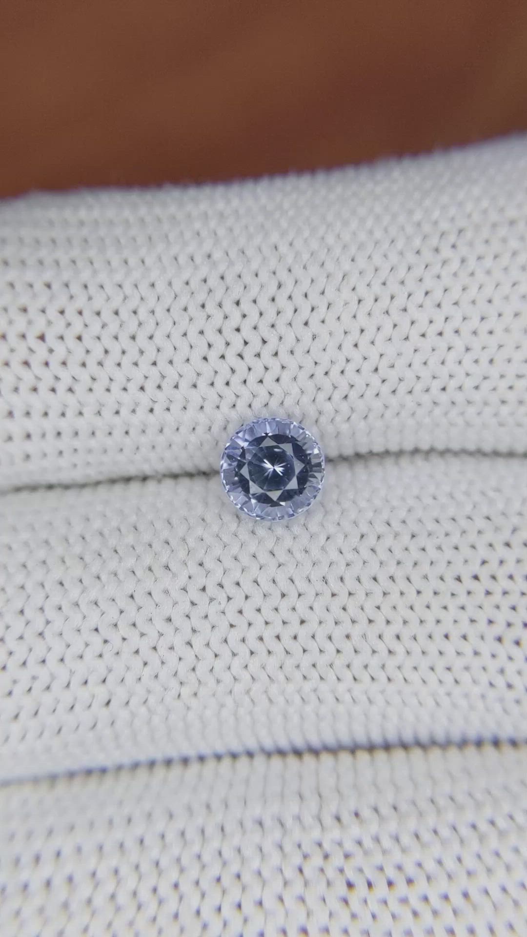 1.18 Ct. Blue Sapphire from Ceylon (Sri Lanka) Size Video