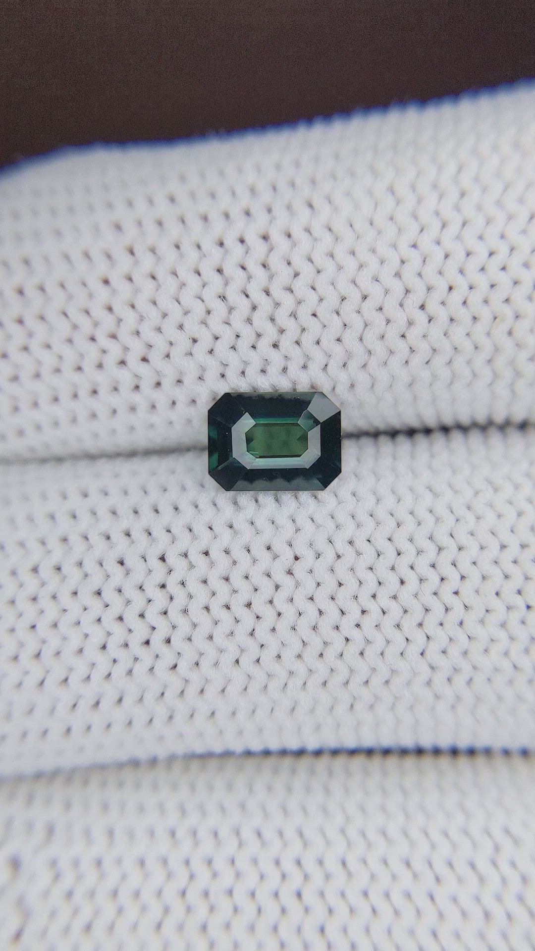 1.20 Ct. Bluish Green Sapphire from Ceylon (Sri Lanka) Size Video