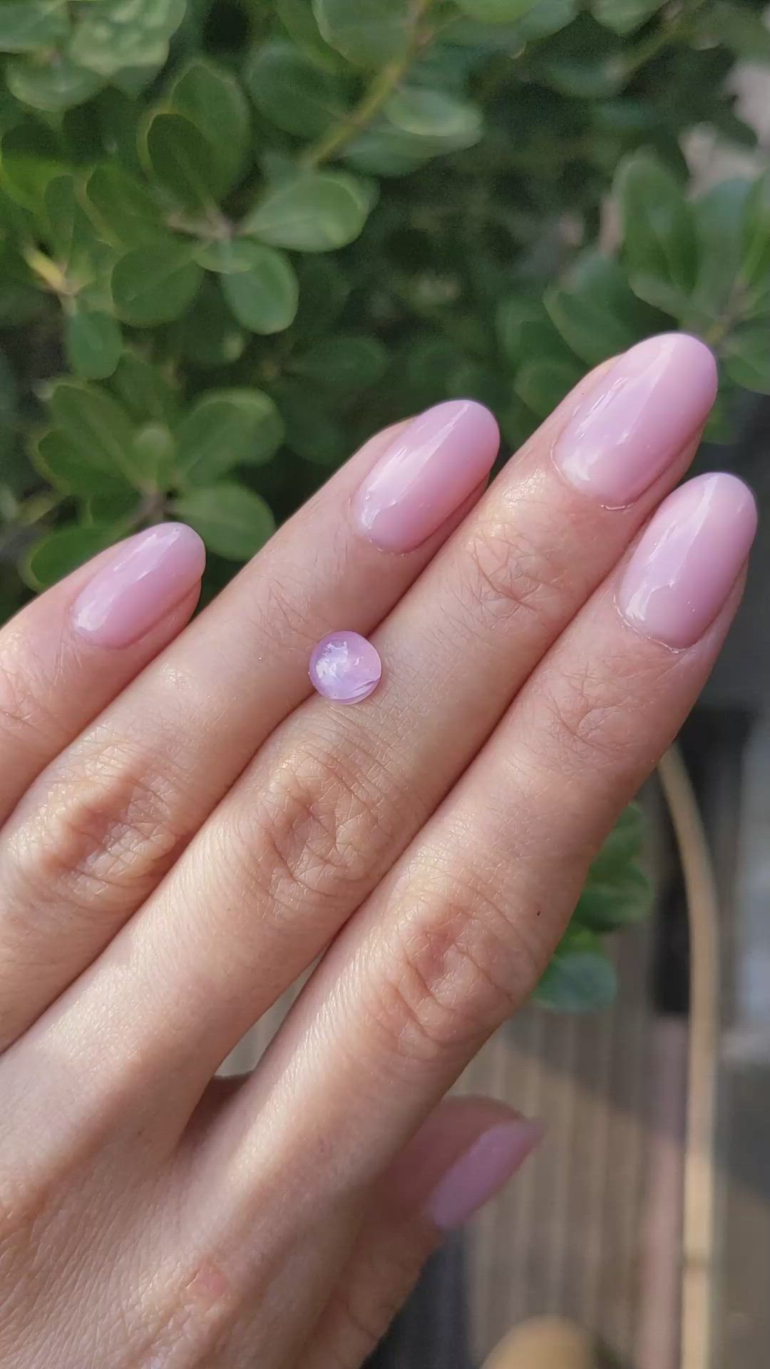 2.37 Ct. Pink Star Sapphire from Burma (Myanmar) Size Video