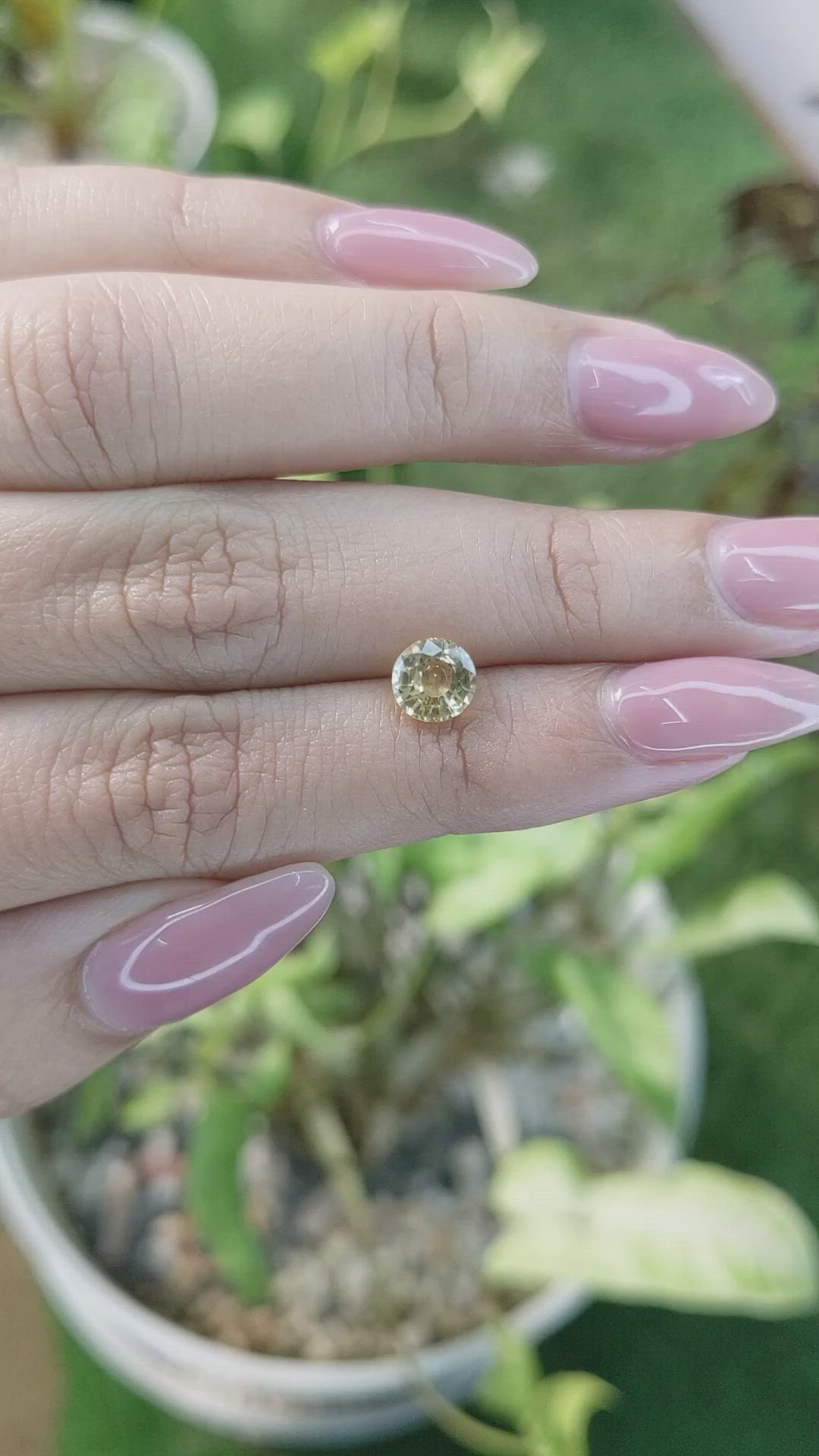 1.17 Ct. Yellow Sapphire from Ceylon (Sri Lanka) Size Video