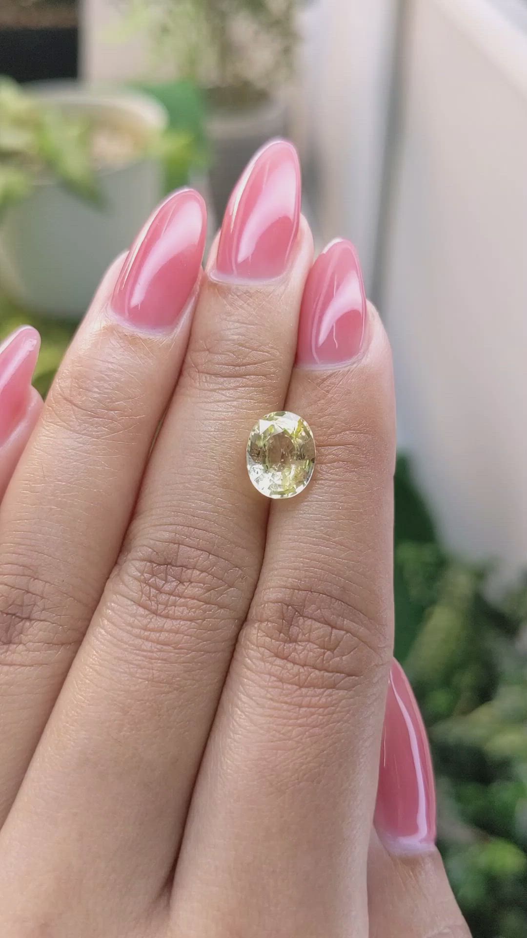 3.12 Ct. Yellow Sapphire from Ceylon (Sri Lanka) Size Video