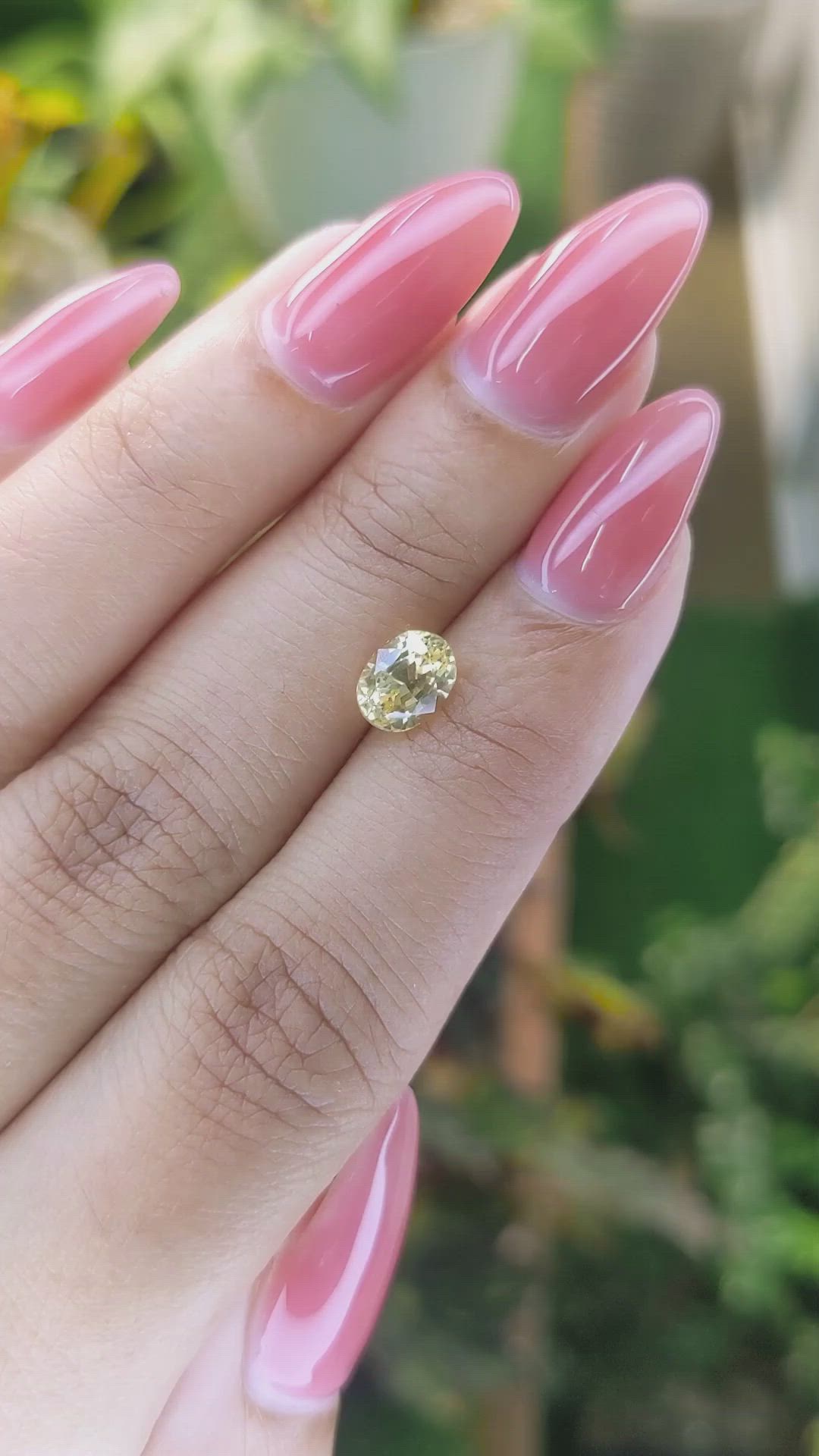 1.42 Ct. Yellow Sapphire from Ceylon (Sri Lanka) Size Video