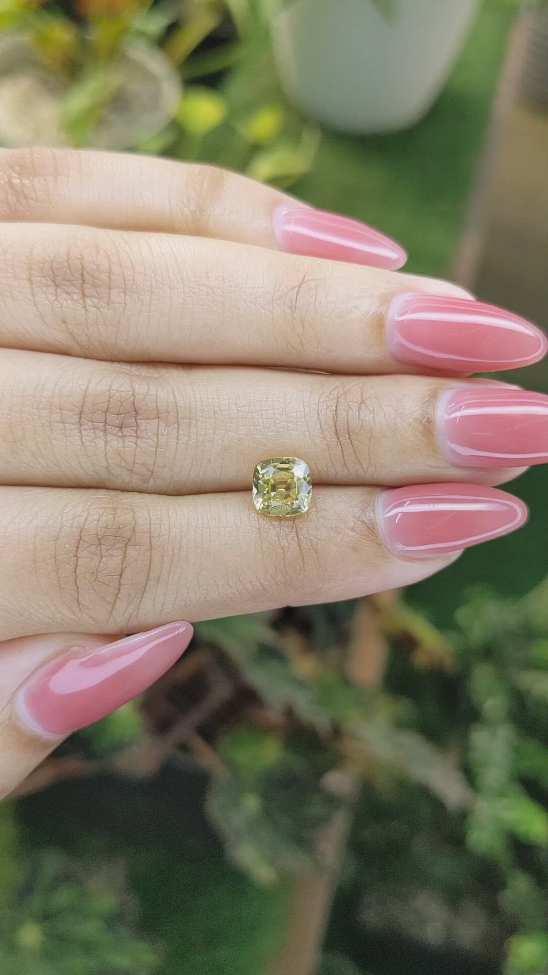 1.98 Ct. Yellow Sapphire from Ceylon (Sri Lanka) Size Video