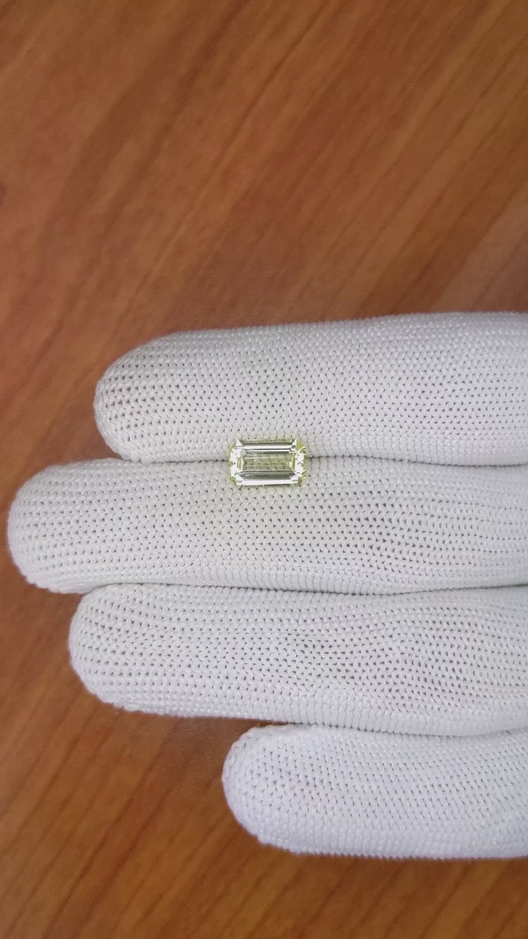 2.17 Ct. Yellow Sapphire from Ceylon (Sri Lanka) Size Video