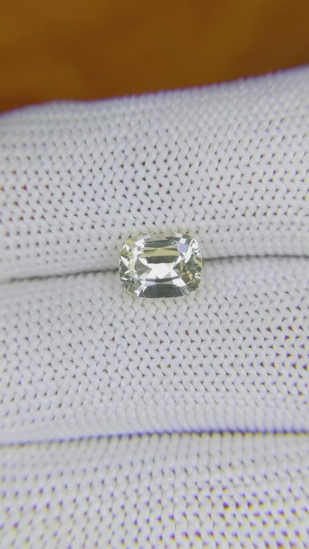2.04 Ct. Yellow Sapphire from Ceylon (Sri Lanka) Size Video