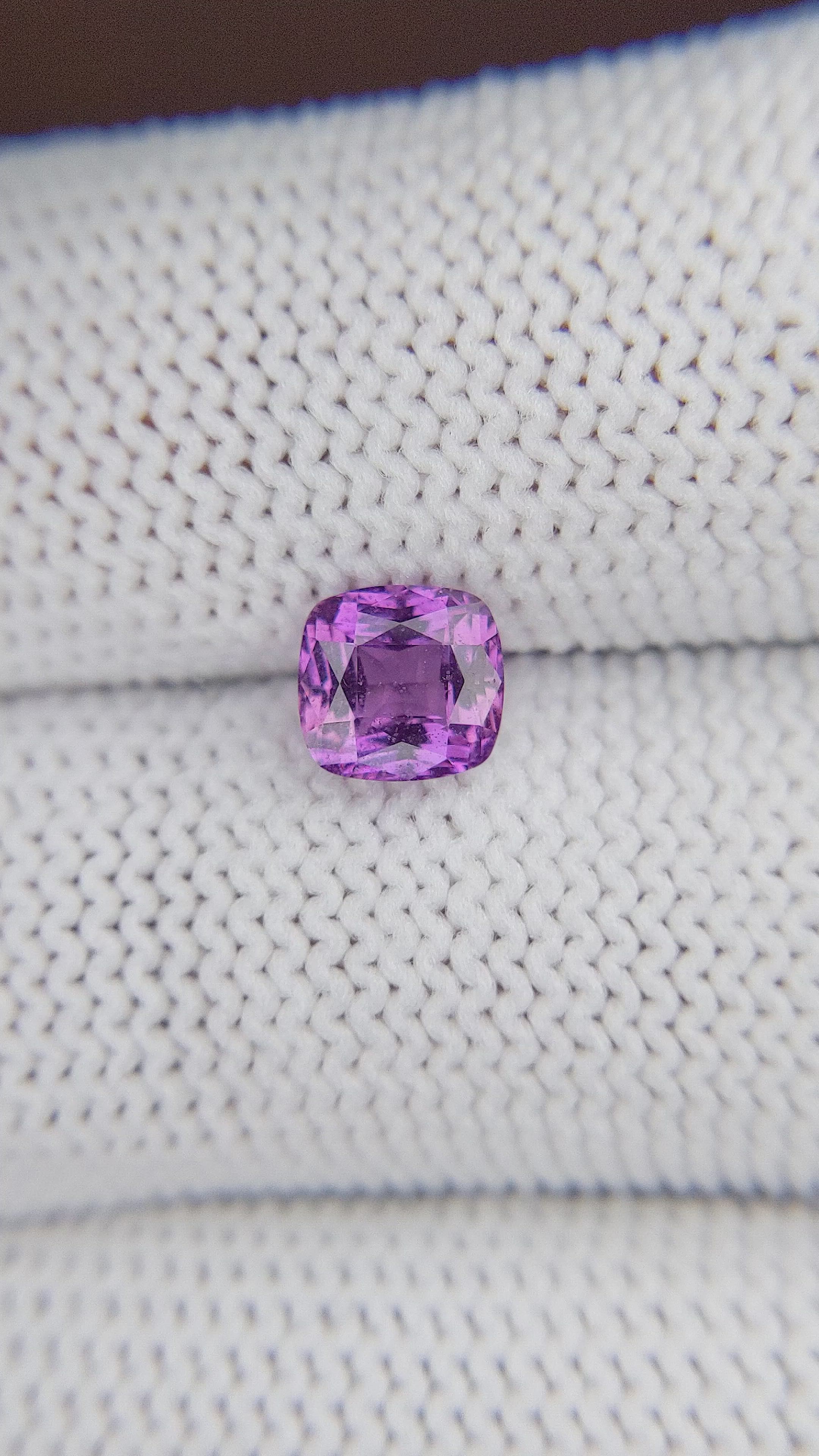 1.33 Ct. Purple Sapphire from Tanzania Size Video