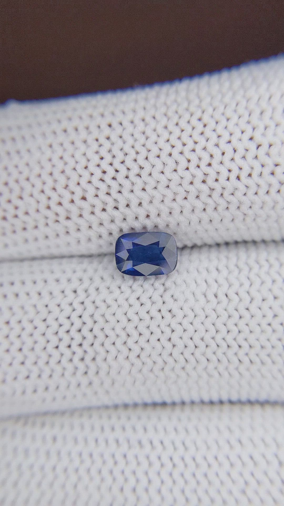 1.01 Ct. Blue Sapphire from Tanzania Size Video