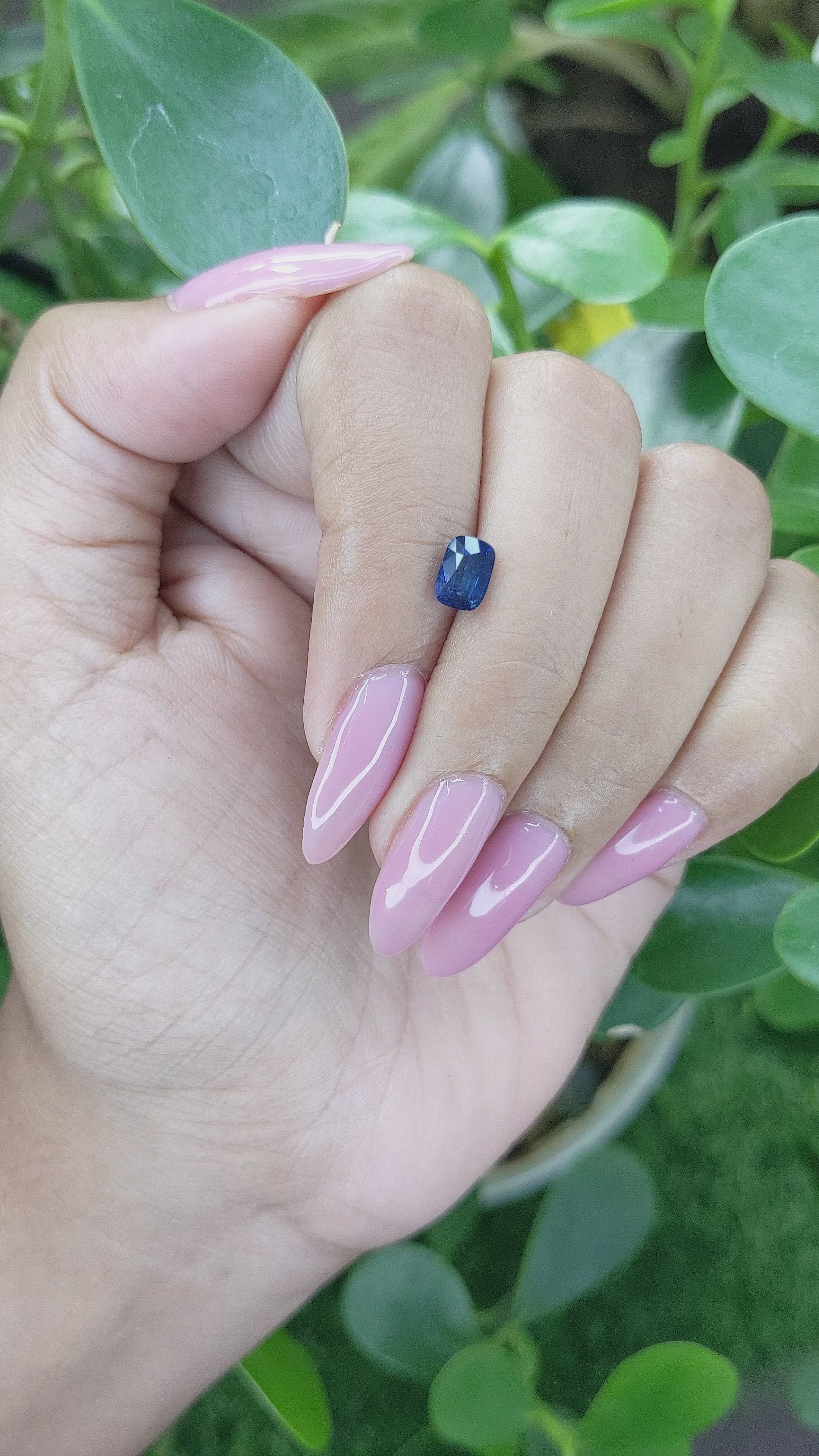 1.01 Ct. Blue Sapphire from Tanzania Size Video