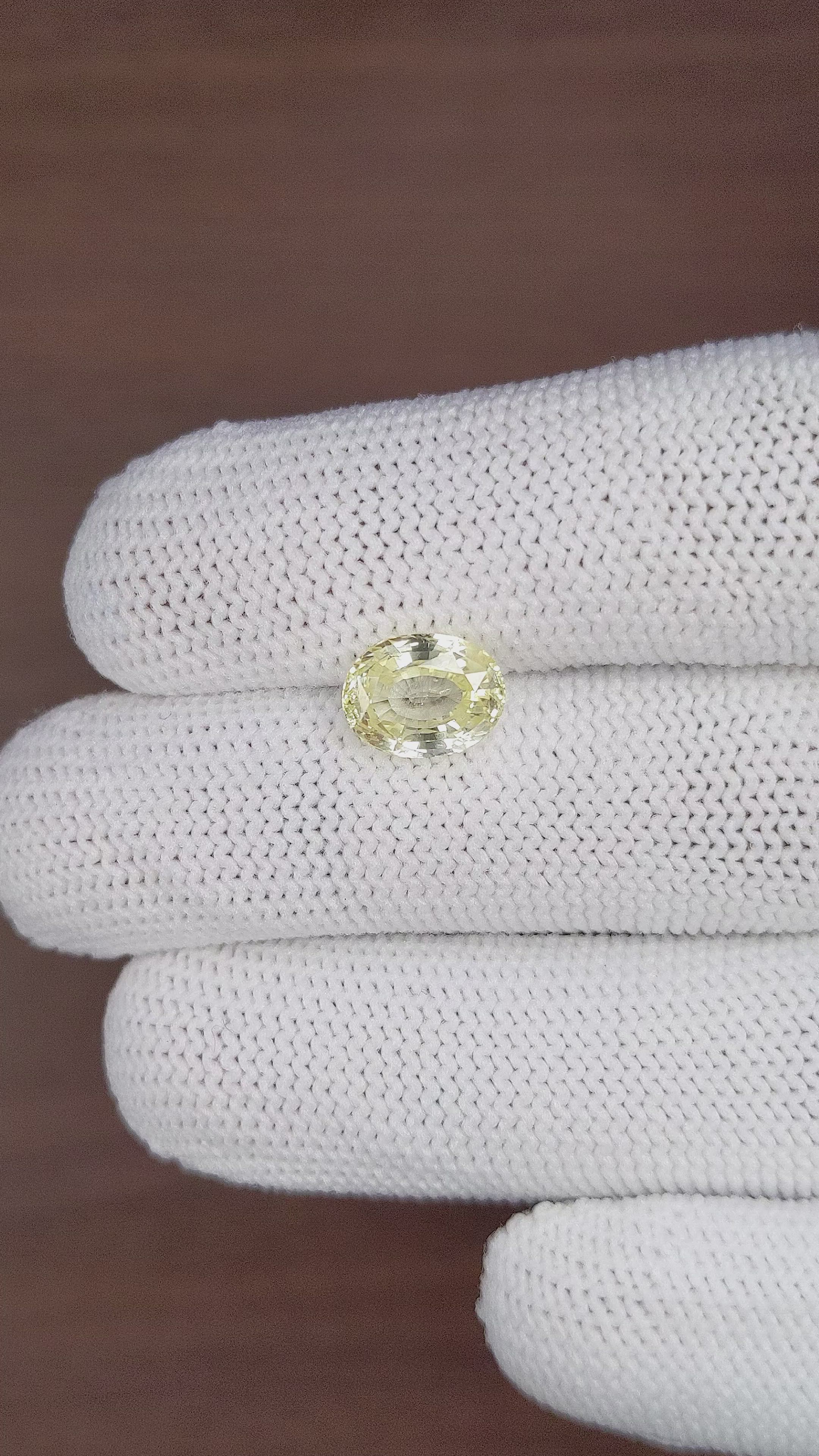 3.33 Ct. Yellow Sapphire from Tanzania Size Video