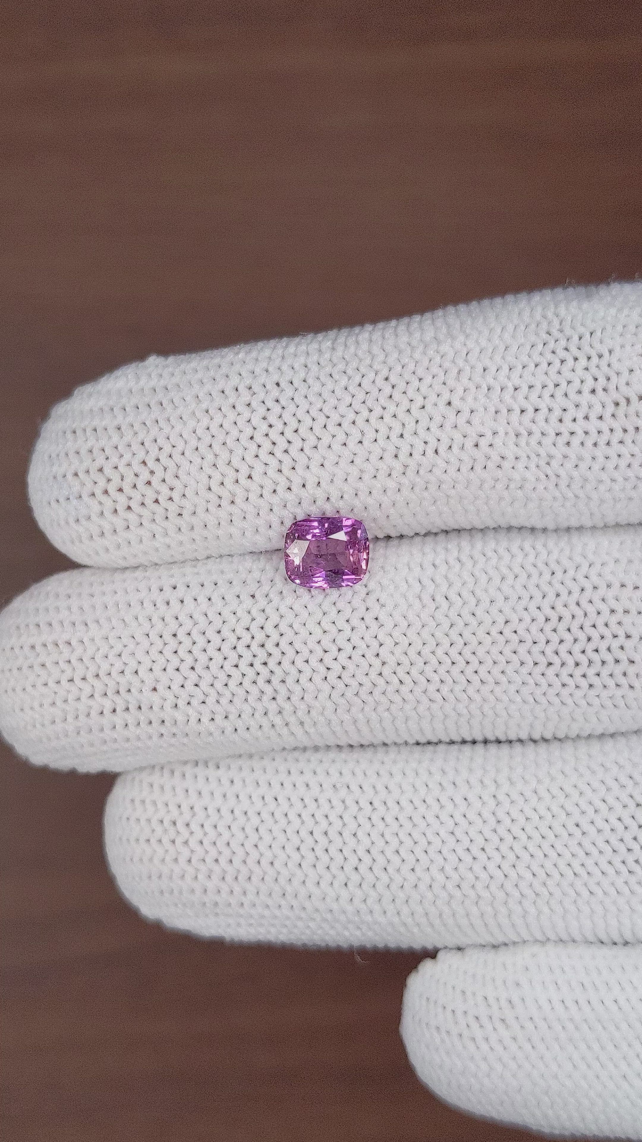 1.42 Ct. Purple Sapphire from Tanzania Size Video