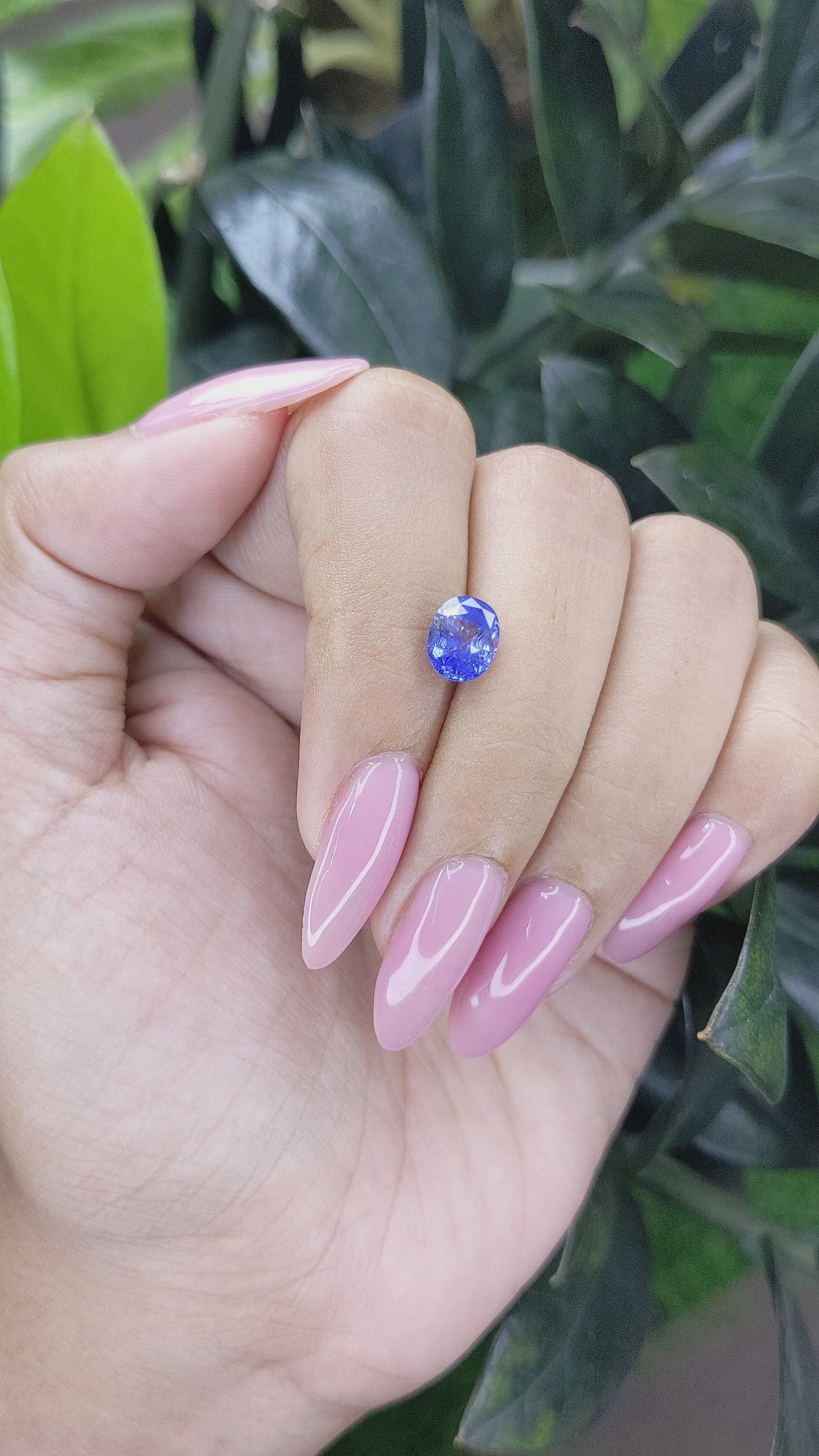 1.92 Ct. Bi Color / Parti Sapphire from Tanzania Size Video