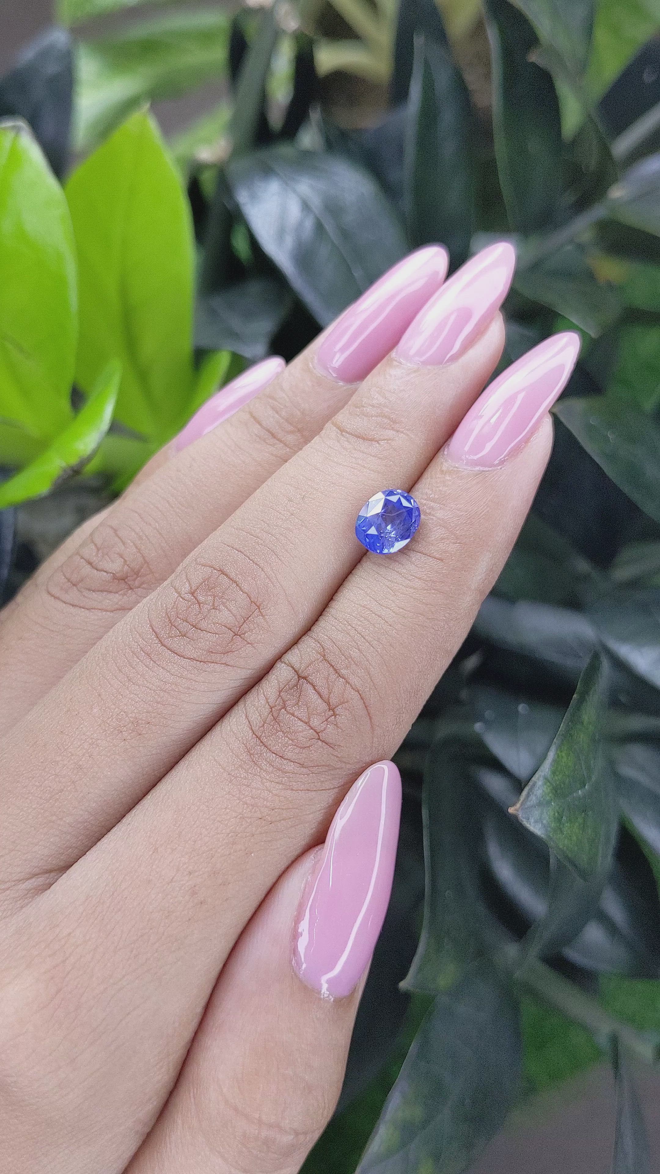 1.92 Ct. Bi Color / Parti Sapphire from Tanzania Size Video