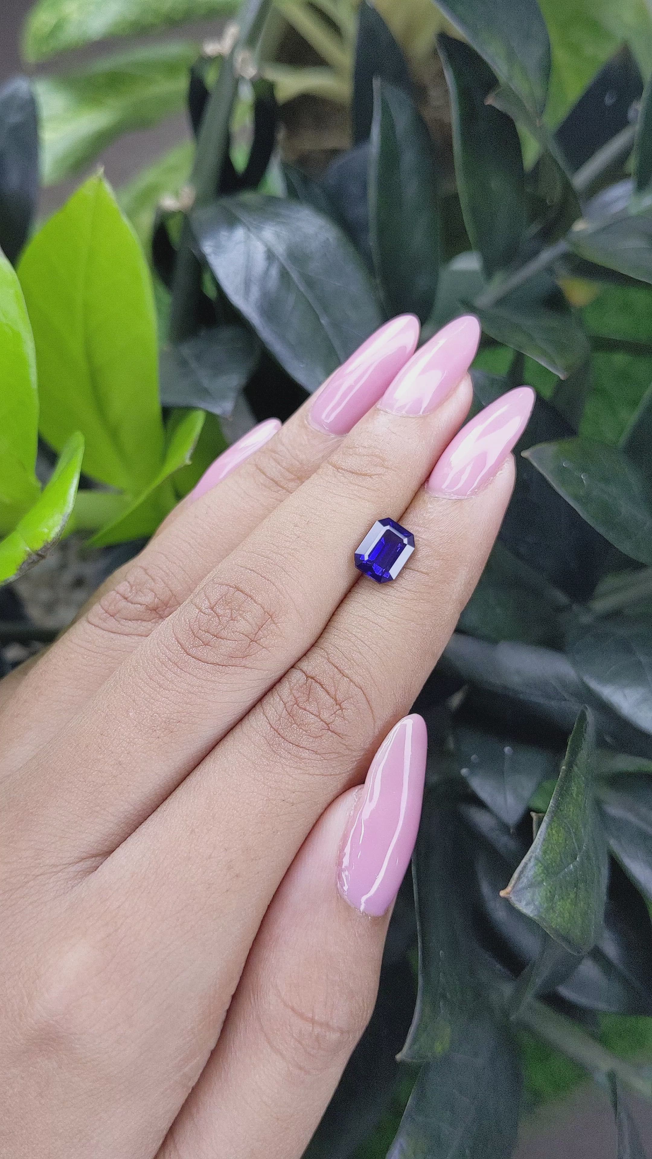 1.92 Ct. Color Change Sapphire from Tanzania Size Video