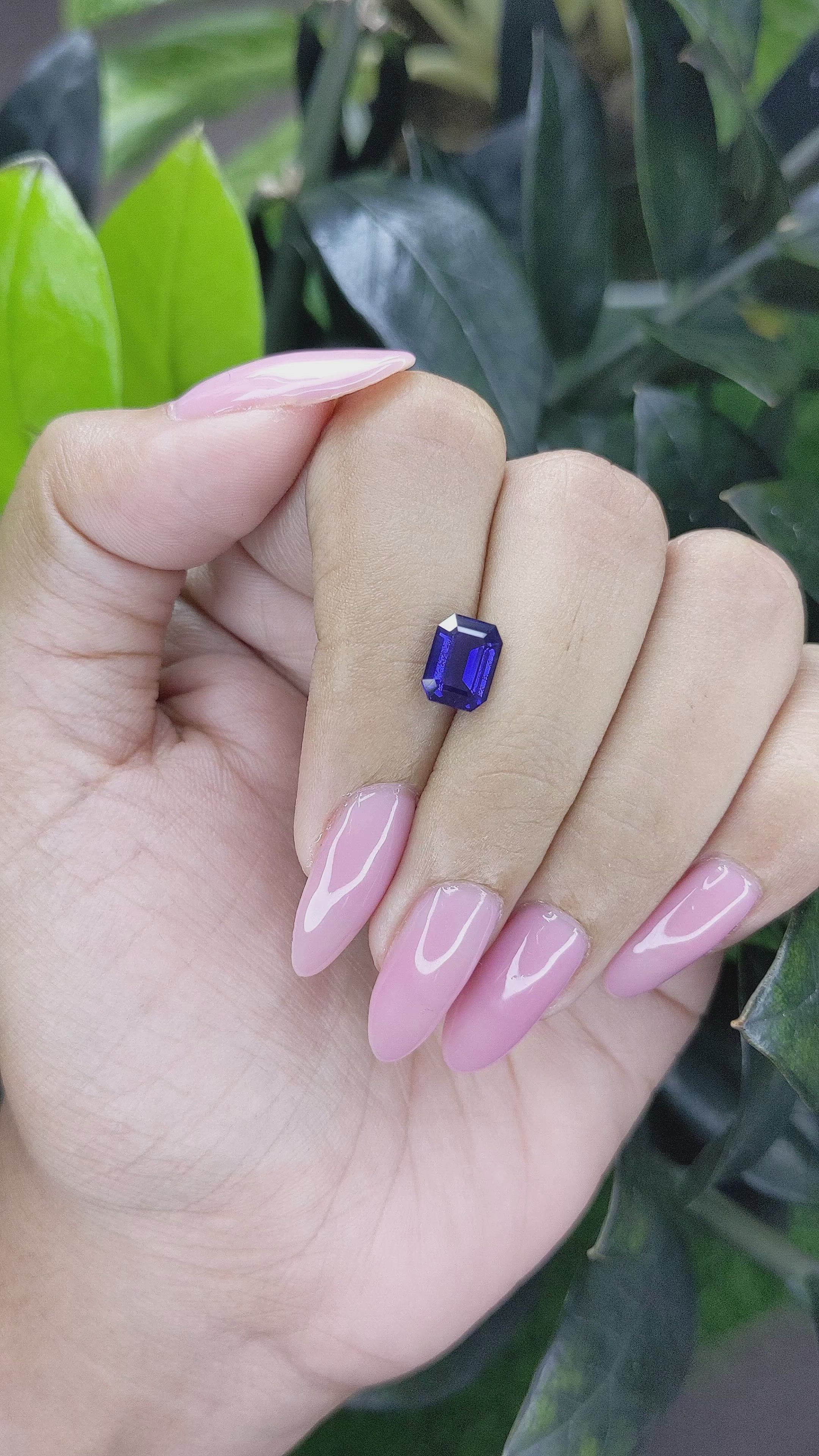 1.92 Ct. Color Change Sapphire from Tanzania Size Video