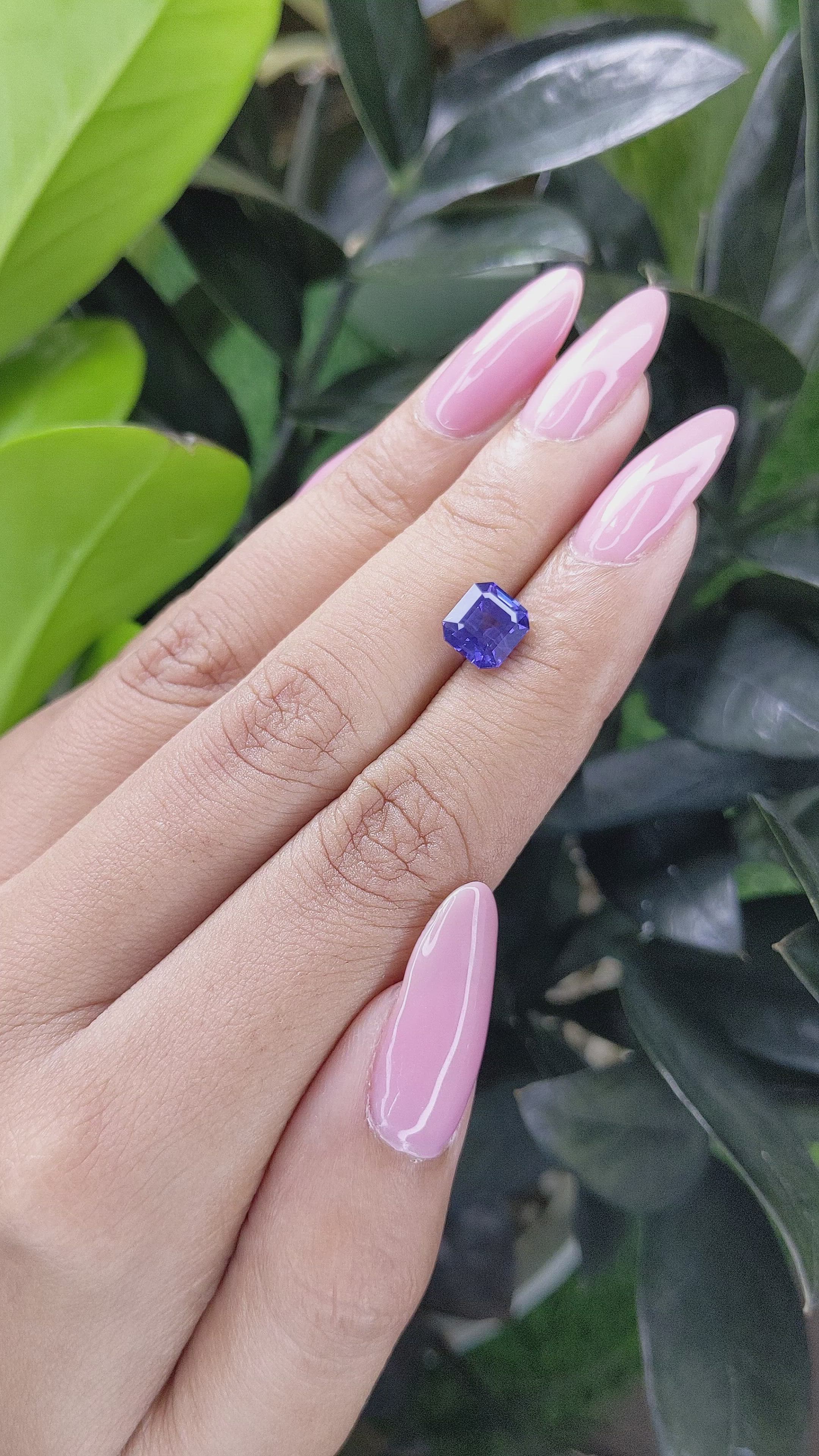 2.35 Ct. Color Change Sapphire from Tanzania Size Video