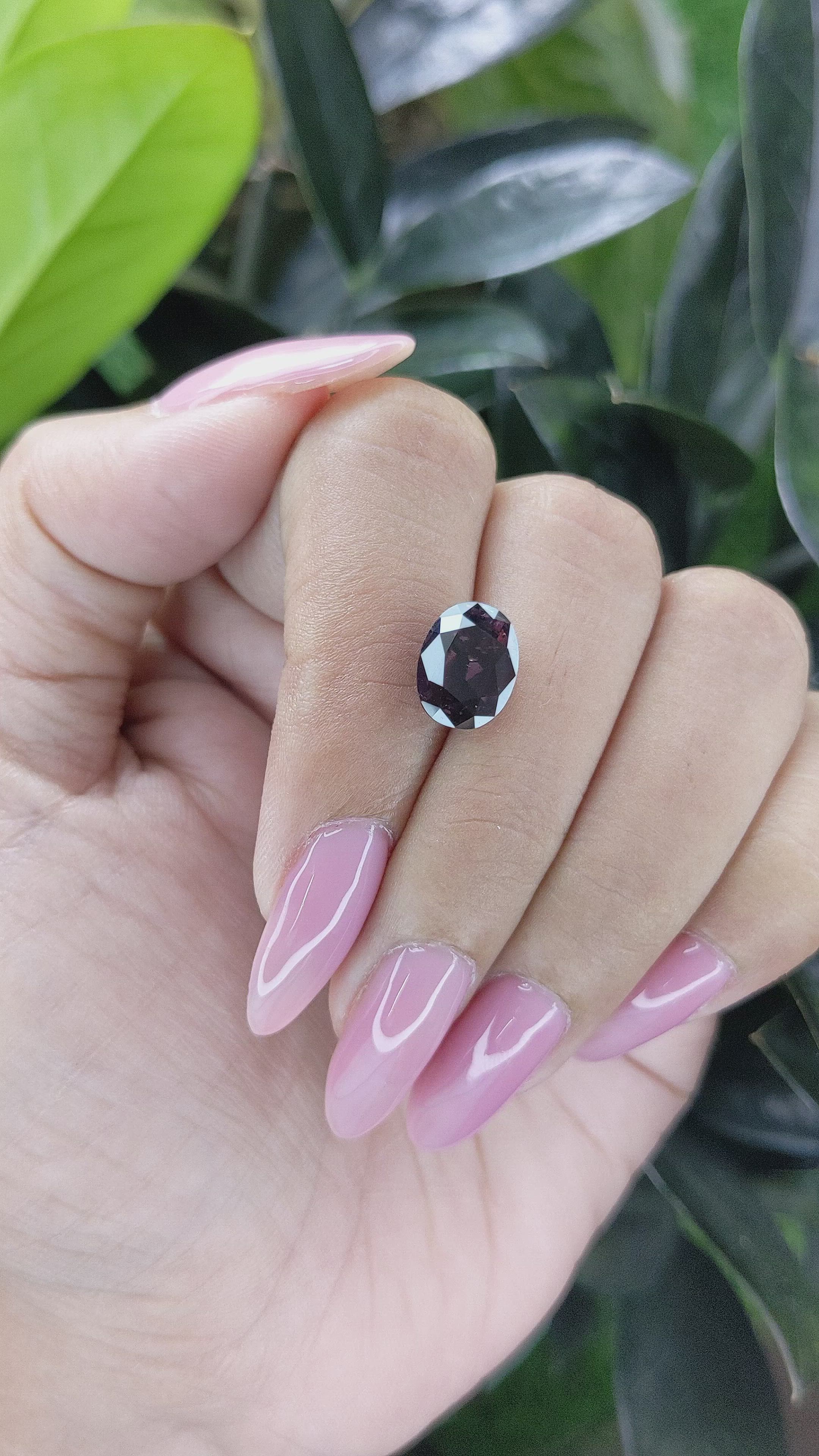 4.09 Ct. Pinkish Brown Sapphire from Tanzania Size Video