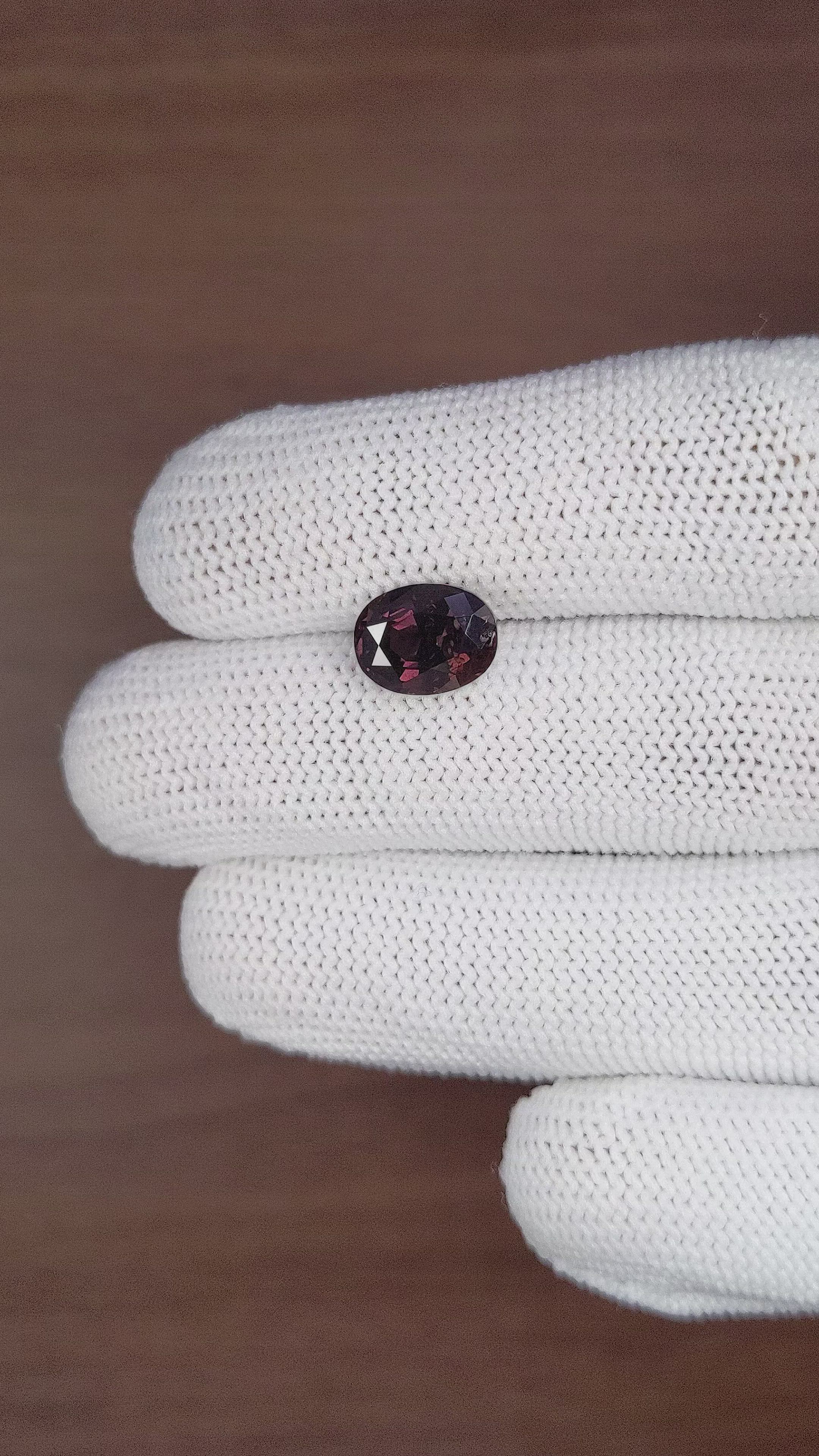 4.09 Ct. Pinkish Brown Sapphire from Tanzania Size Video