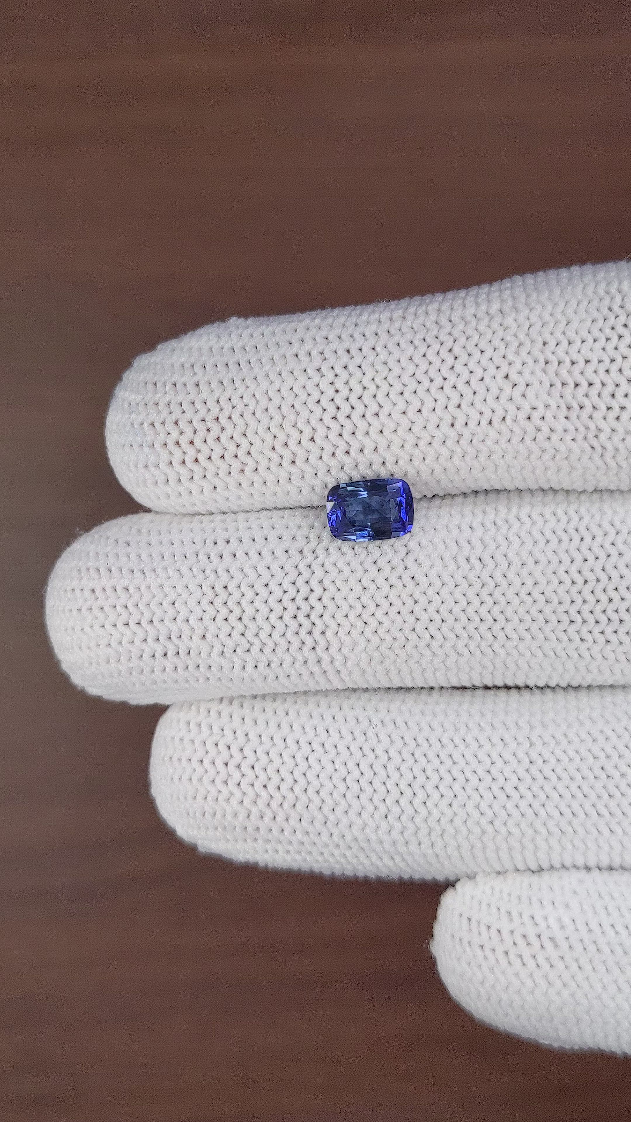 1.48 Ct. Blue Sapphire from Tanzania Size Video