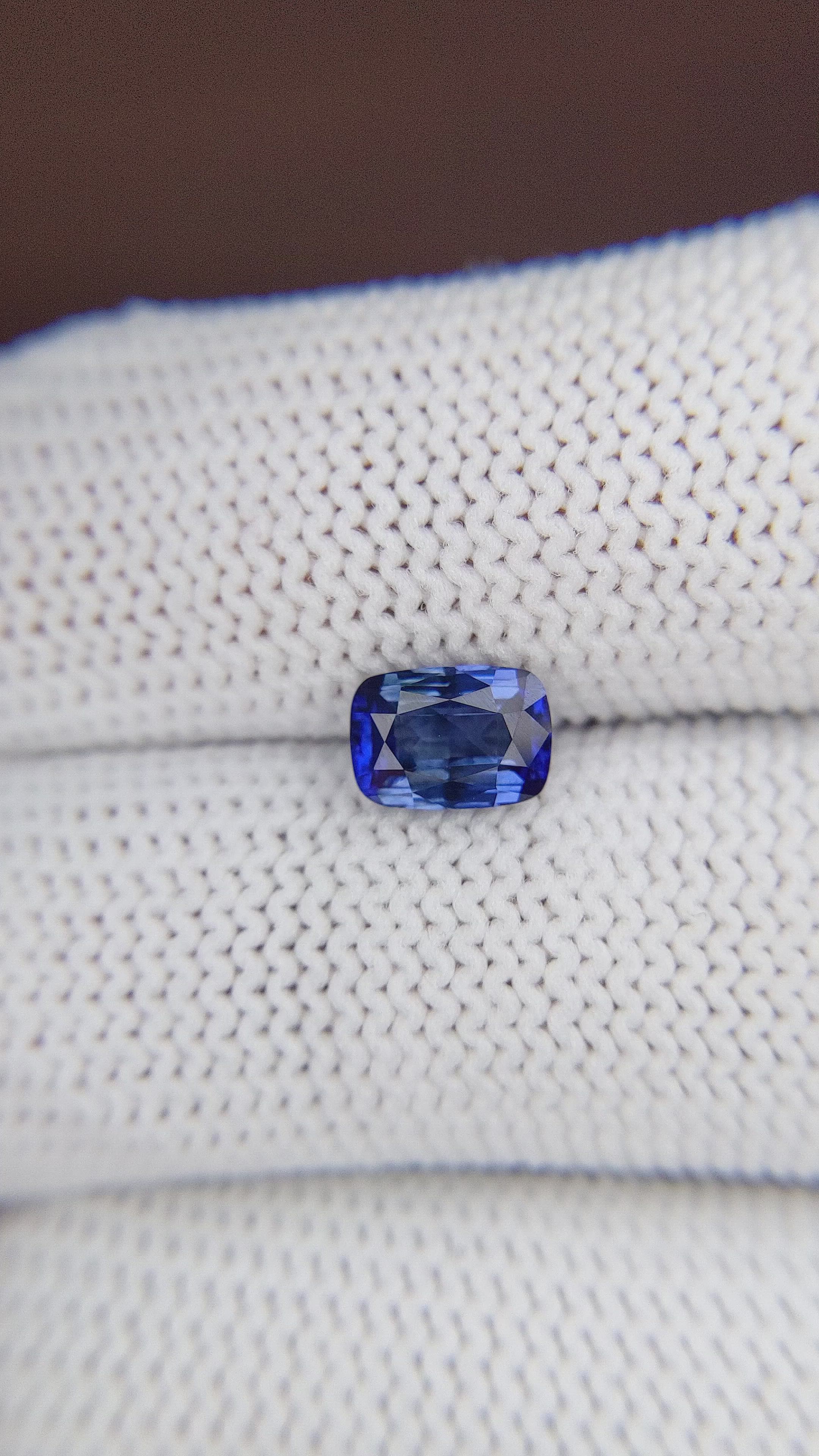 1.48 Ct. Blue Sapphire from Tanzania Size Video