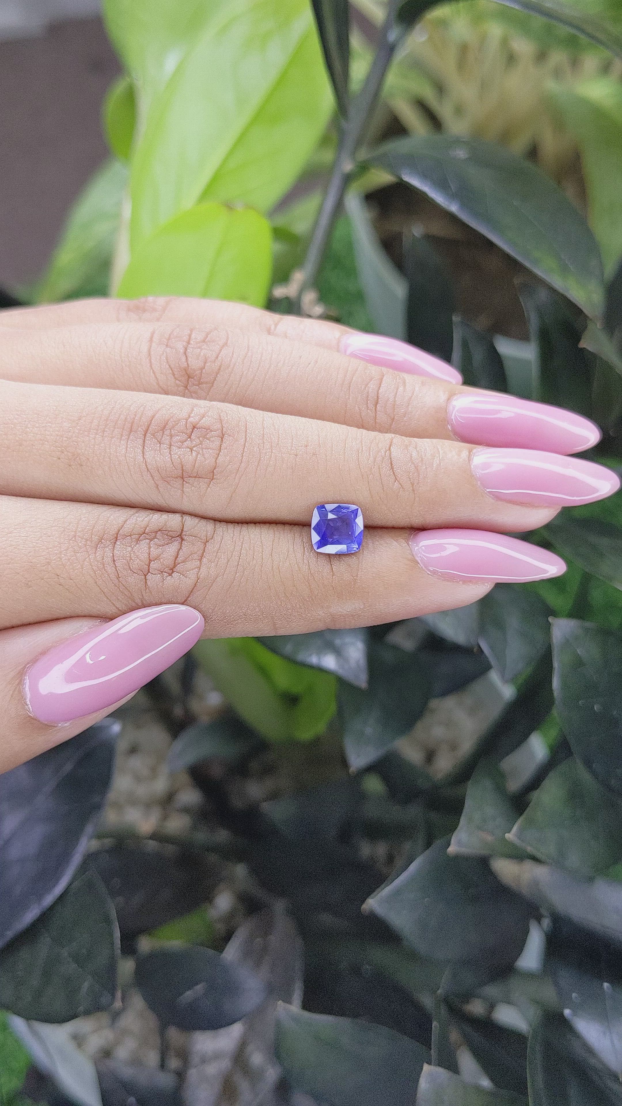 1.50 Ct. Color Change Sapphire from Tanzania Size Video