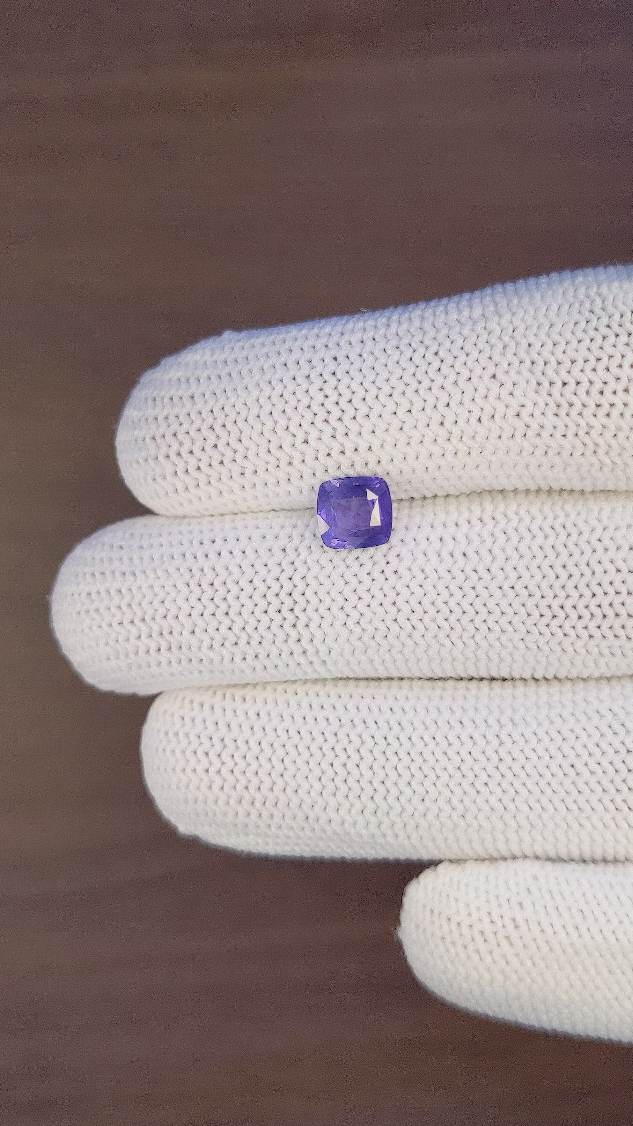 1.50 Ct. Color Change Sapphire from Tanzania Size Video