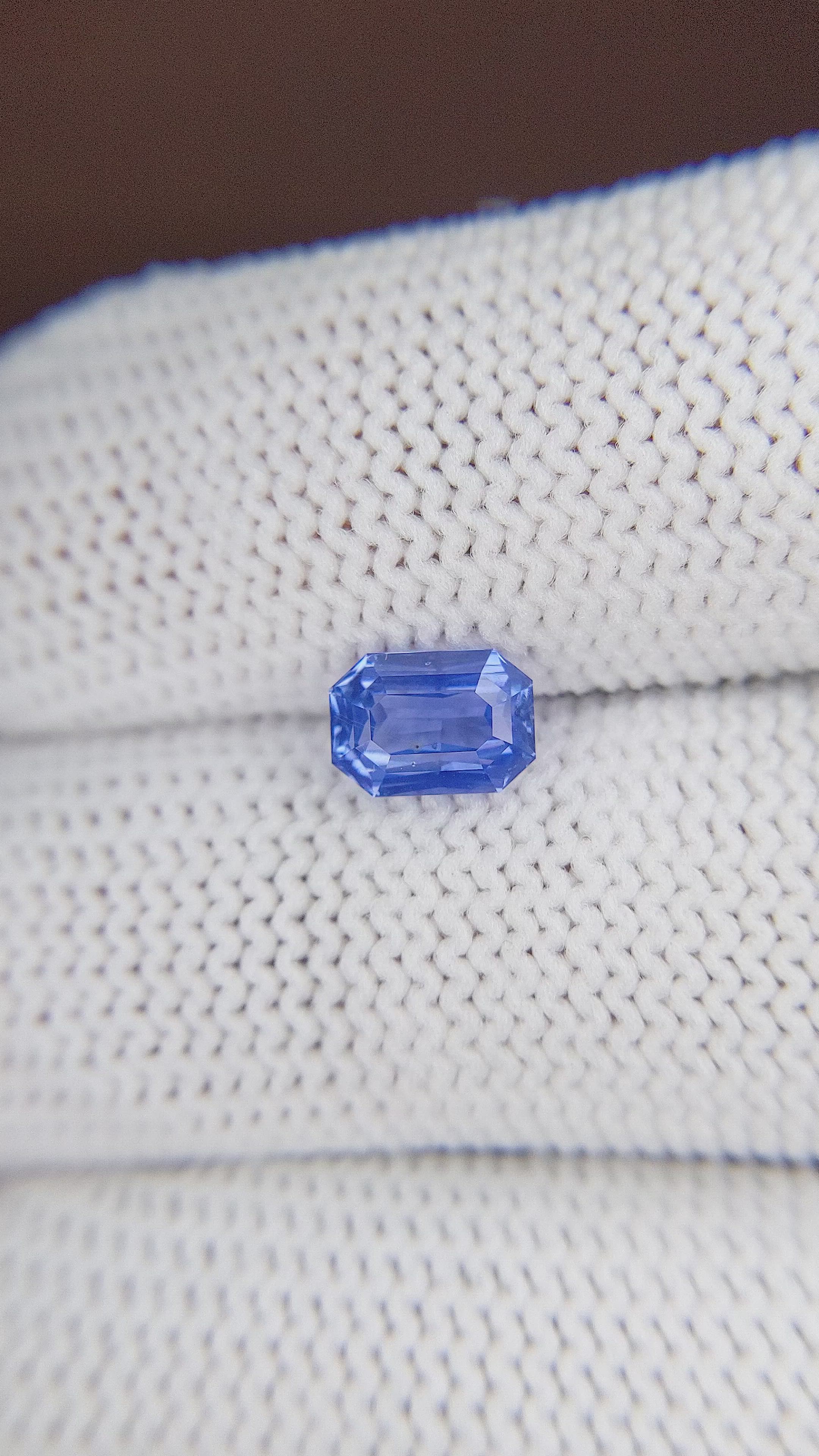 1.27 Ct. Blue Sapphire from Tanzania Size Video