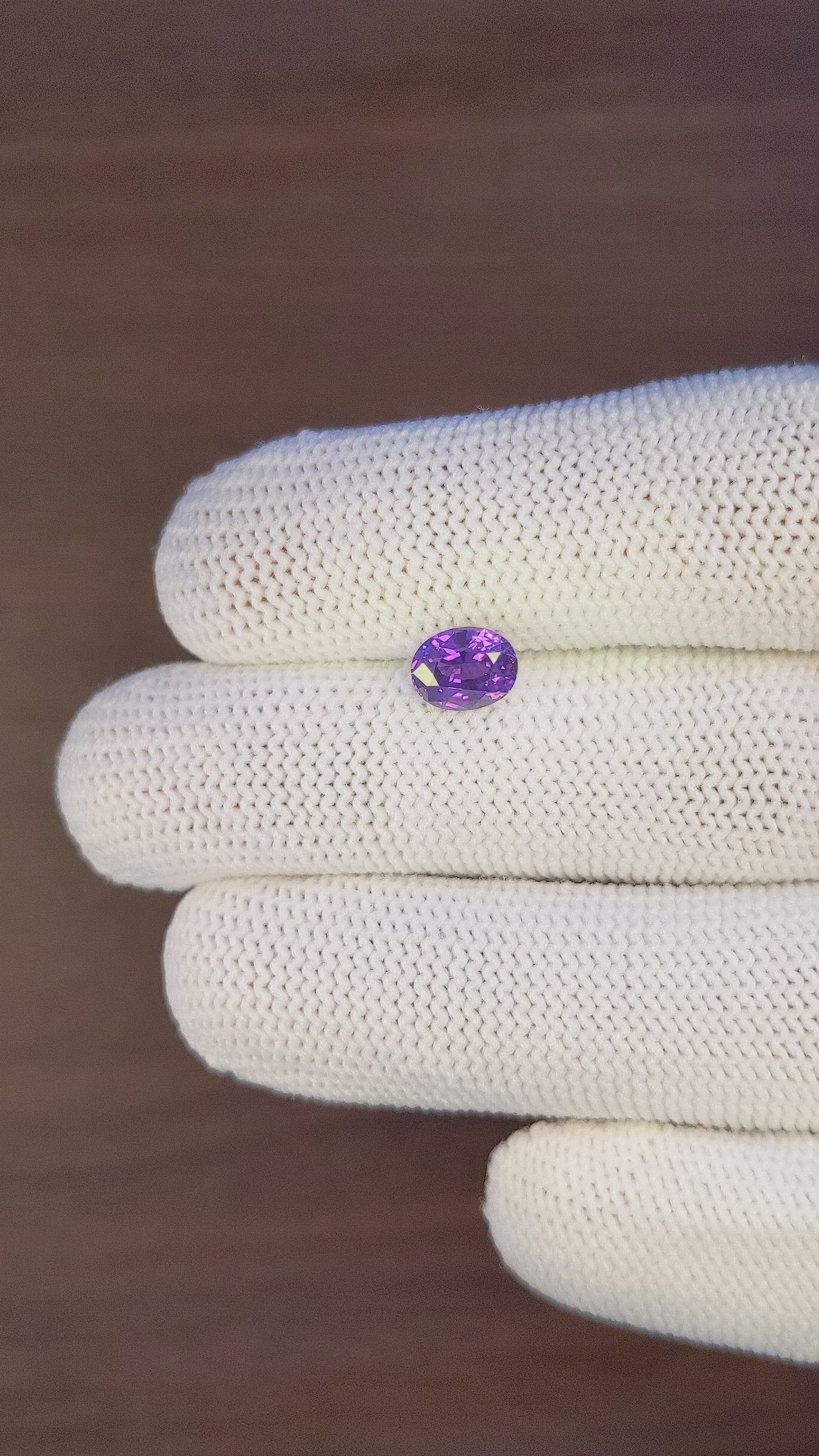 1.58 Ct. Color Change Sapphire from Tanzania Size Video