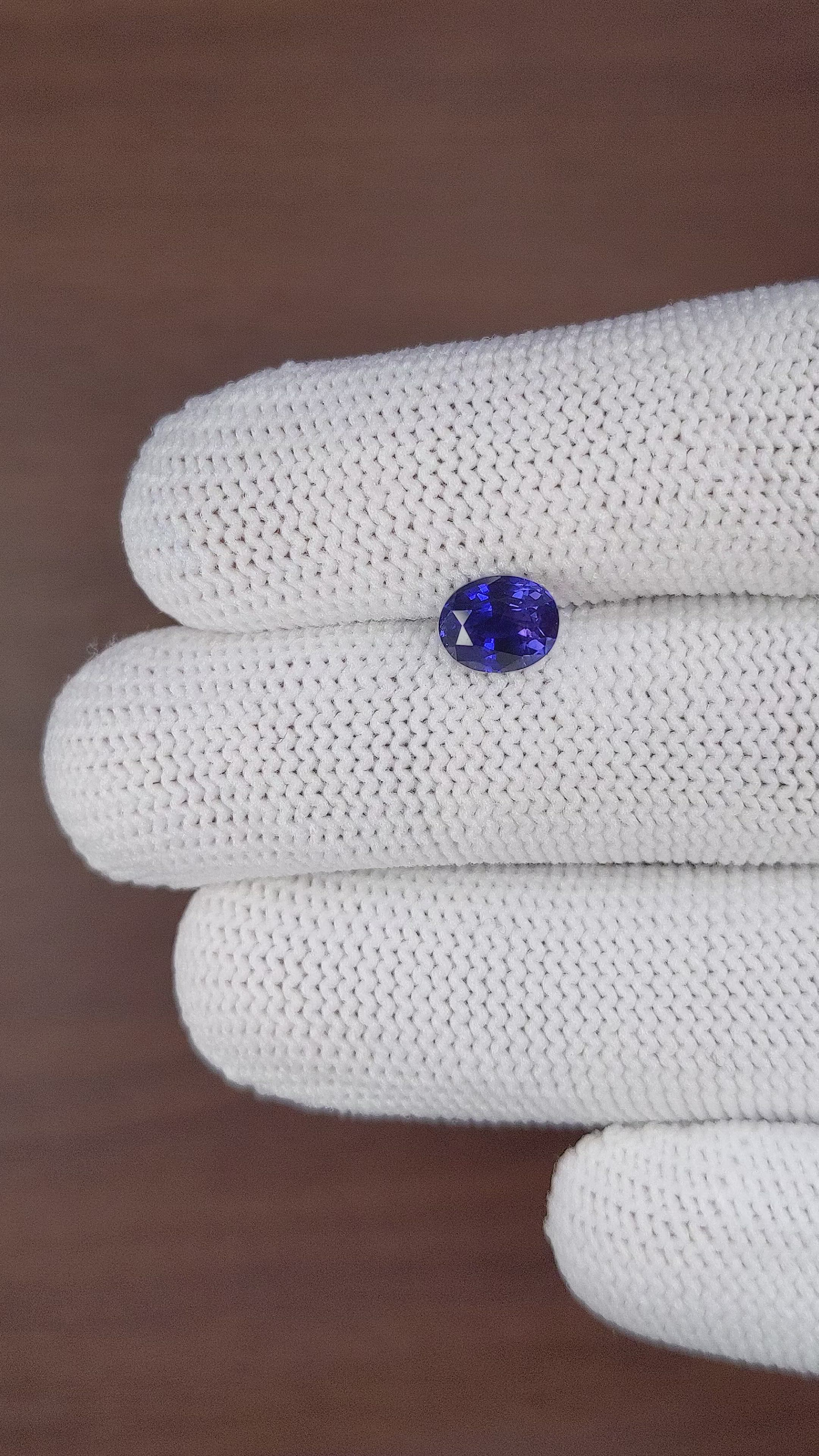 1.51 Ct. Color Change Sapphire from Tanzania Size Video