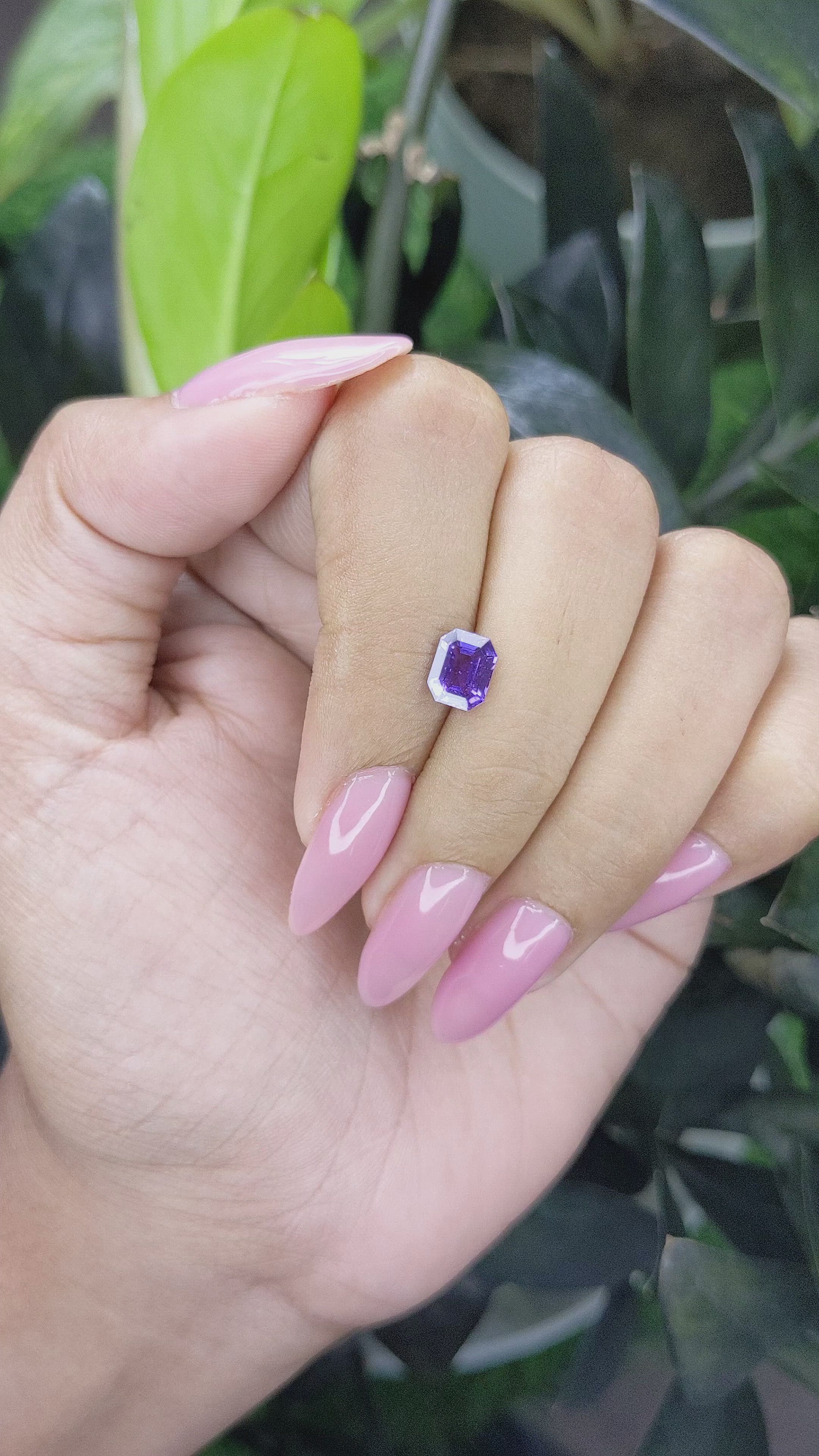 1.18 Ct. Color Change Sapphire from Tanzania Size Video