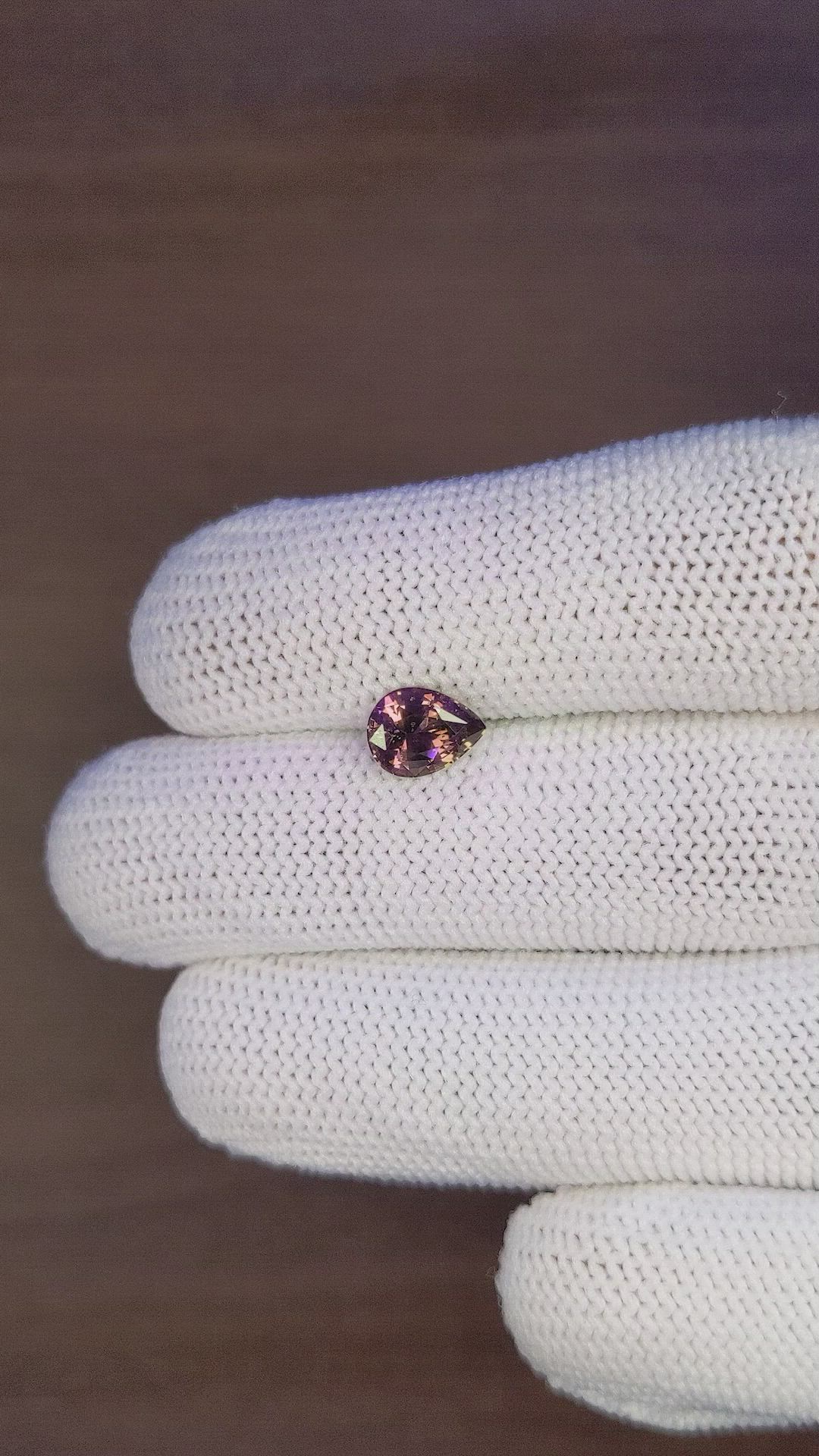 1.52 Ct. Color Change Sapphire from Tanzania Size Video