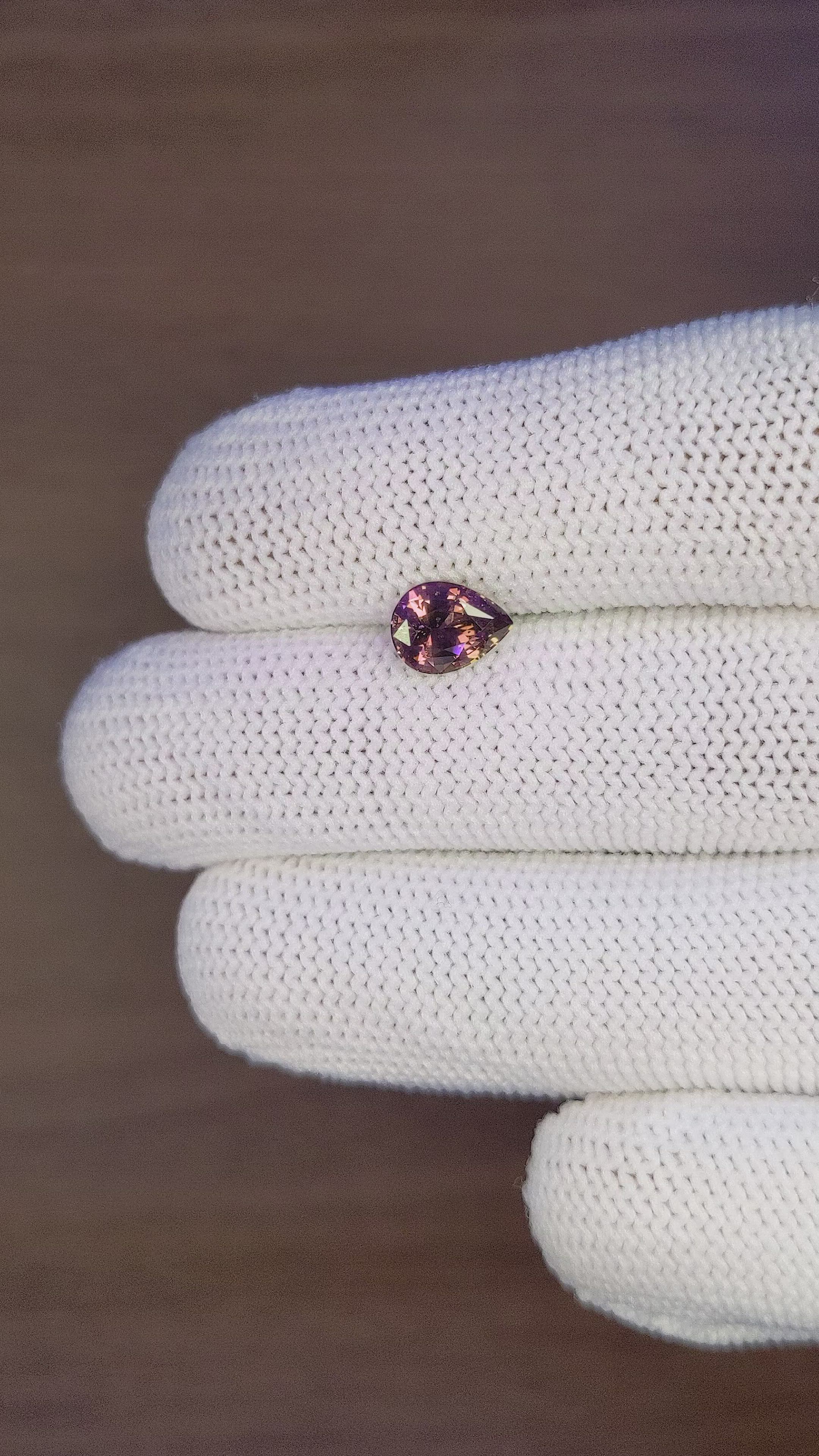 1.52 Ct. Color Change Sapphire from Tanzania Size Video