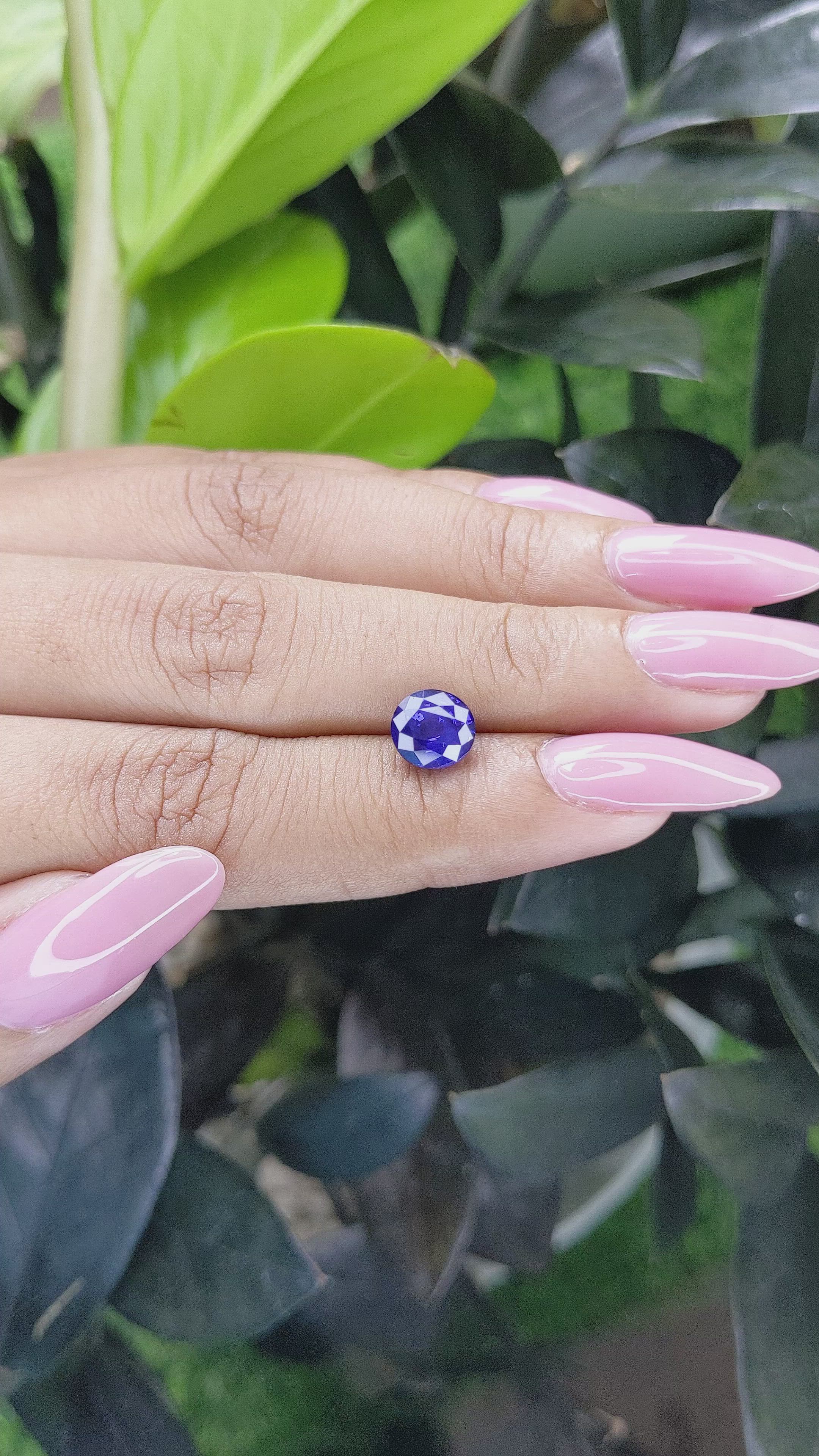 2.31 Ct. Color Change Sapphire from Tanzania Size Video