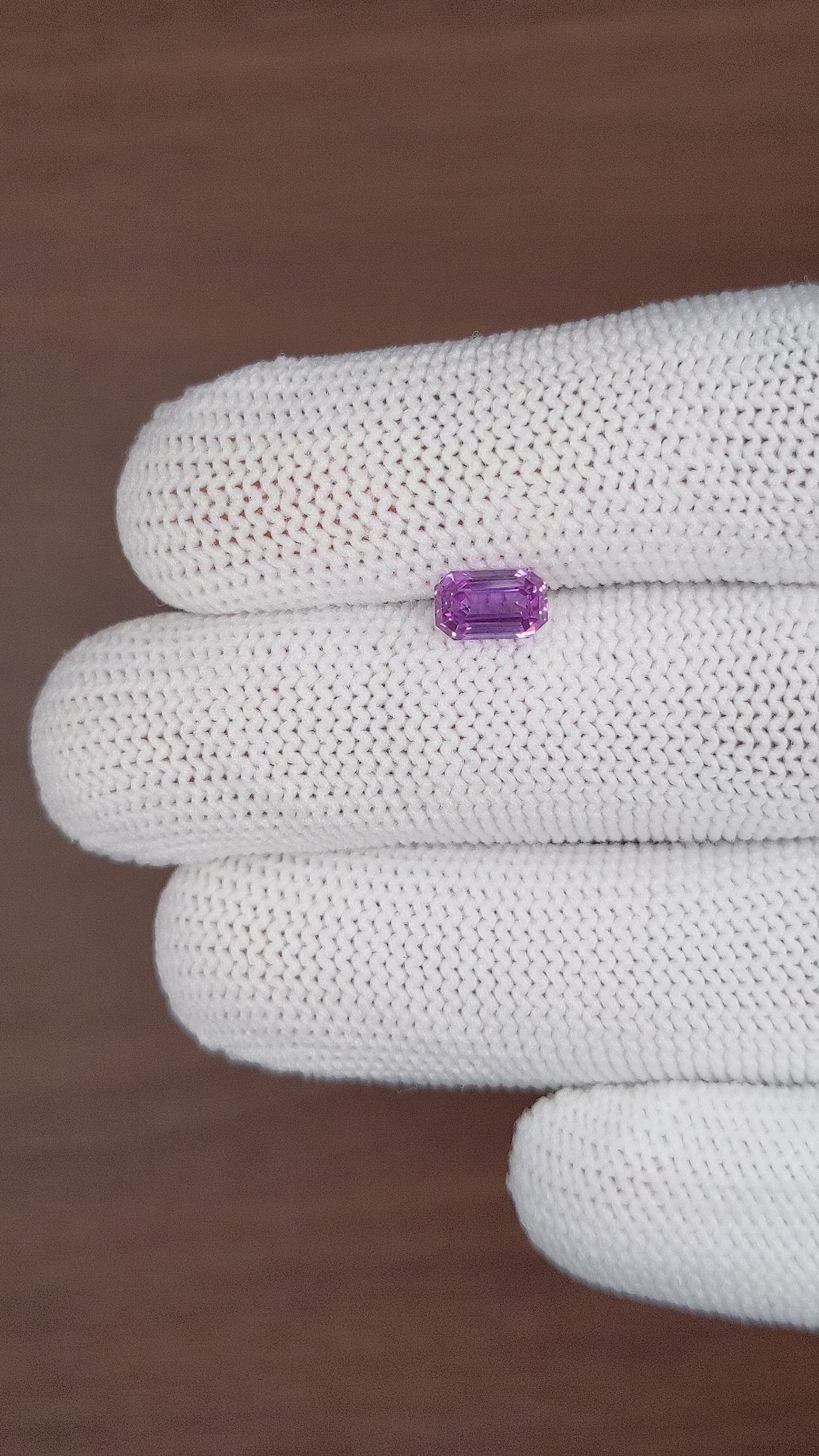 1.50 Ct. Purple Sapphire from Tanzania Size Video
