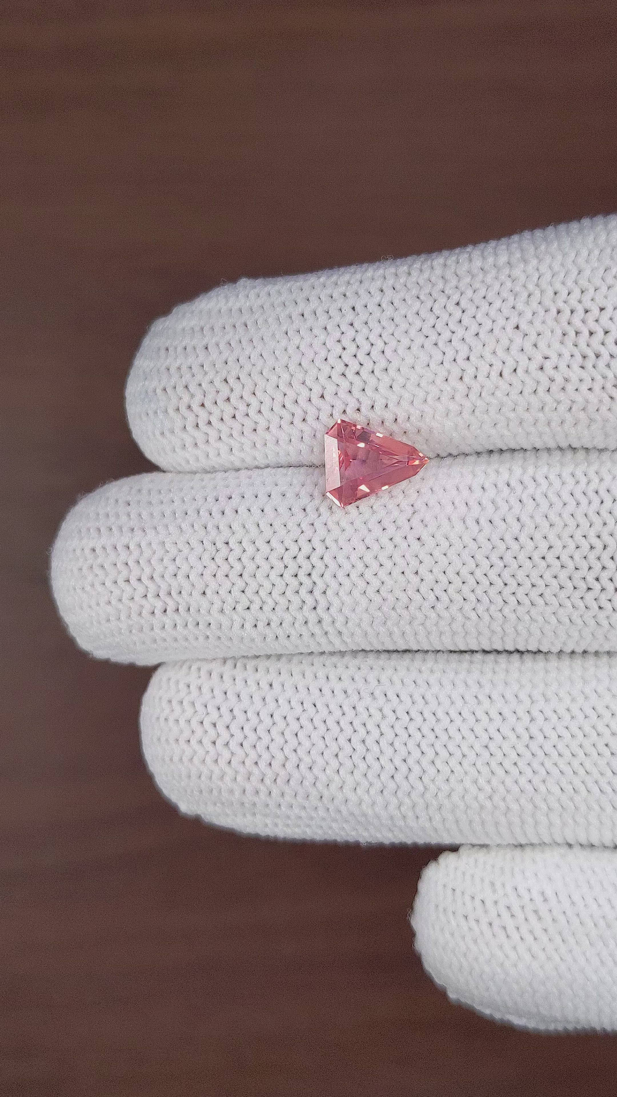 1.39 Ct. Padparadscha Sapphire from Tanzania Size Video