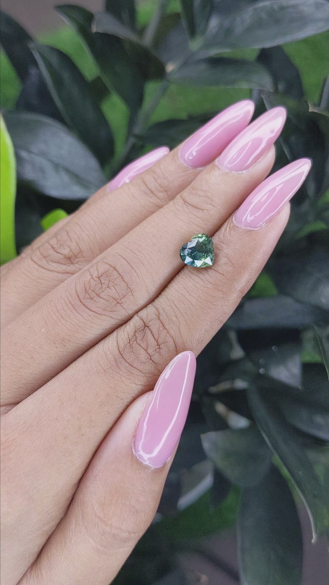 2.04 Ct. Bi Color Sapphire from Madagascar Size Video