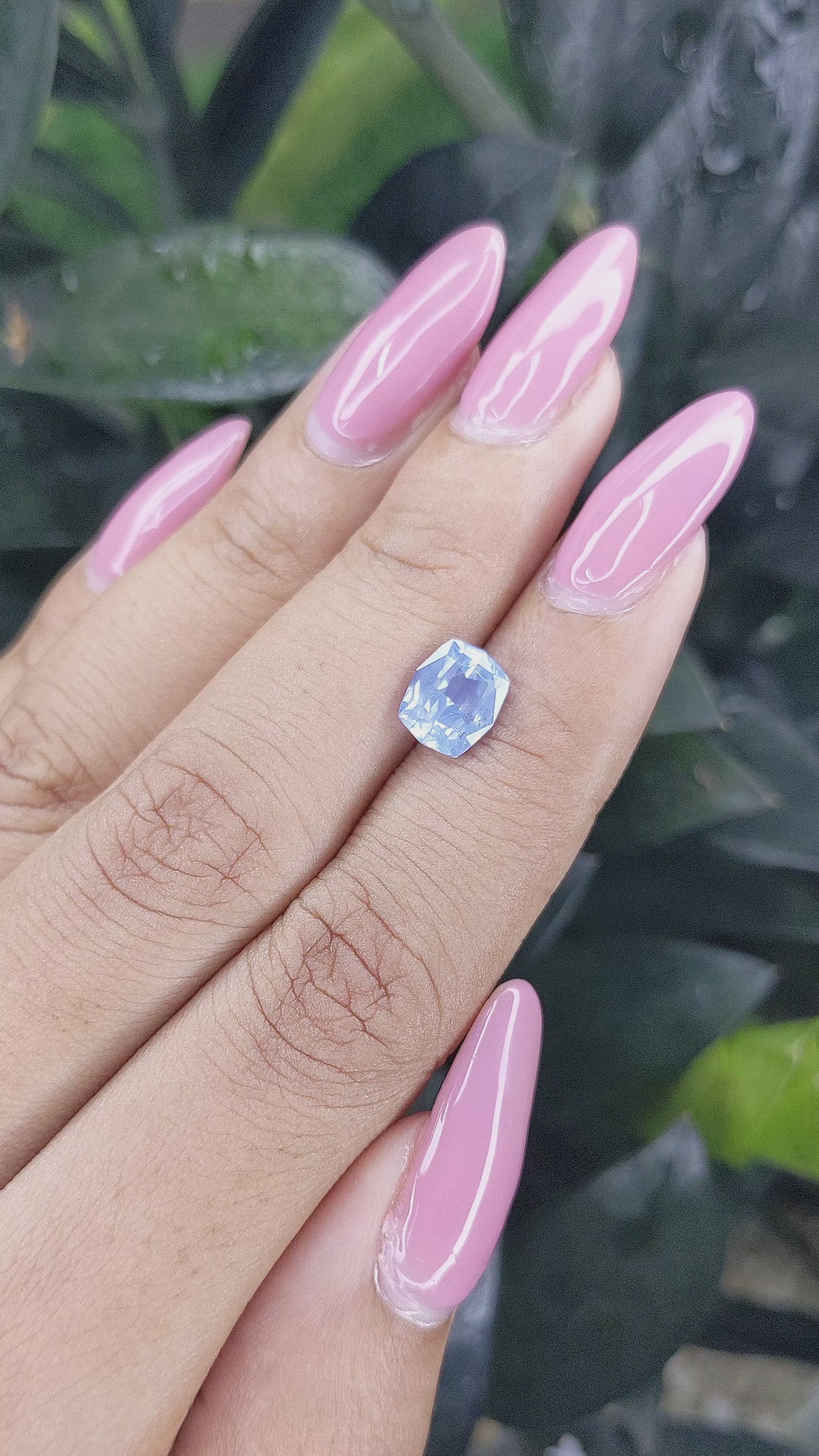 1.82 Ct. Blue Sapphire from Ceylon (Sri Lanka) Size Video