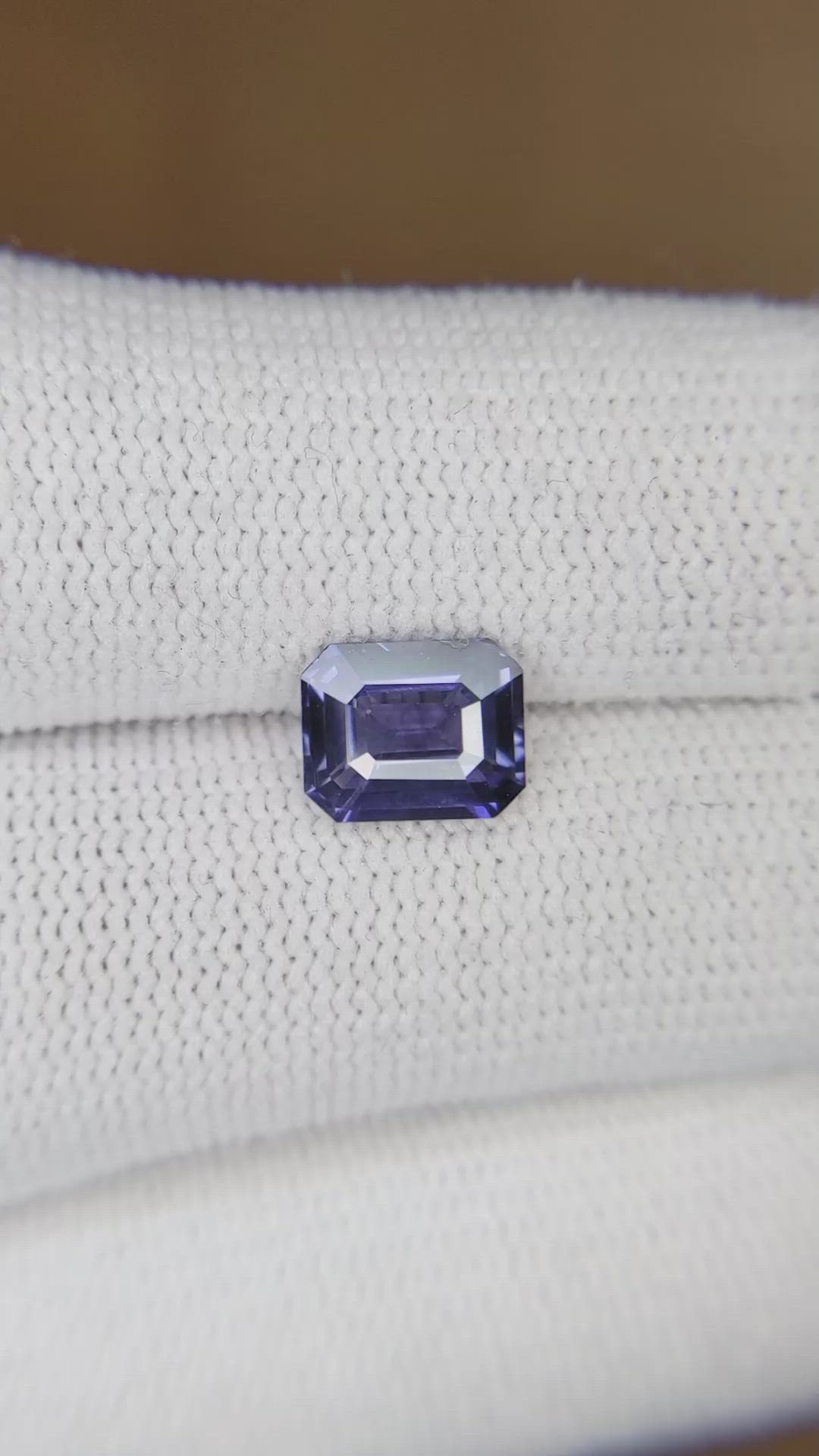 2.04 Ct. Purple Sapphire from Ceylon (Sri Lanka) Size Video