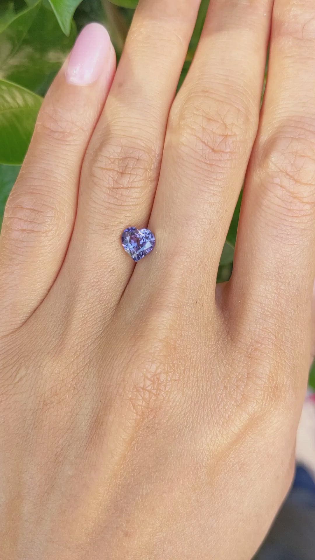 1.46 Ct. Purple Sapphire from Ceylon (Sri Lanka) Size Video