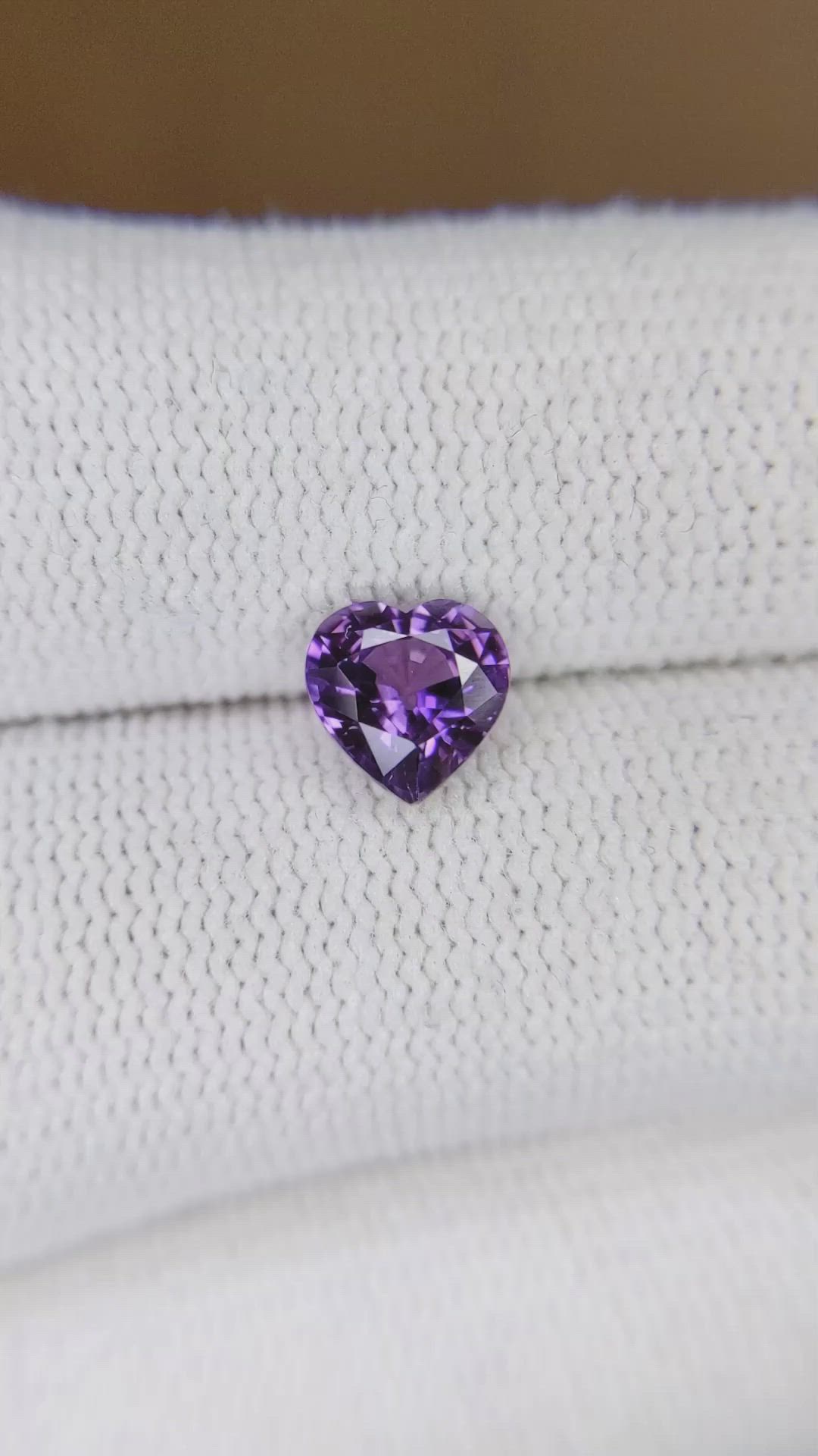 1.46 Ct. Purple Sapphire from Ceylon (Sri Lanka) Size Video