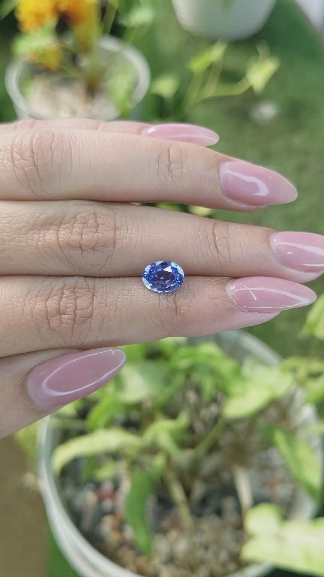 1.97 Ct. Blue Sapphire from Ceylon (Sri Lanka) Size Video