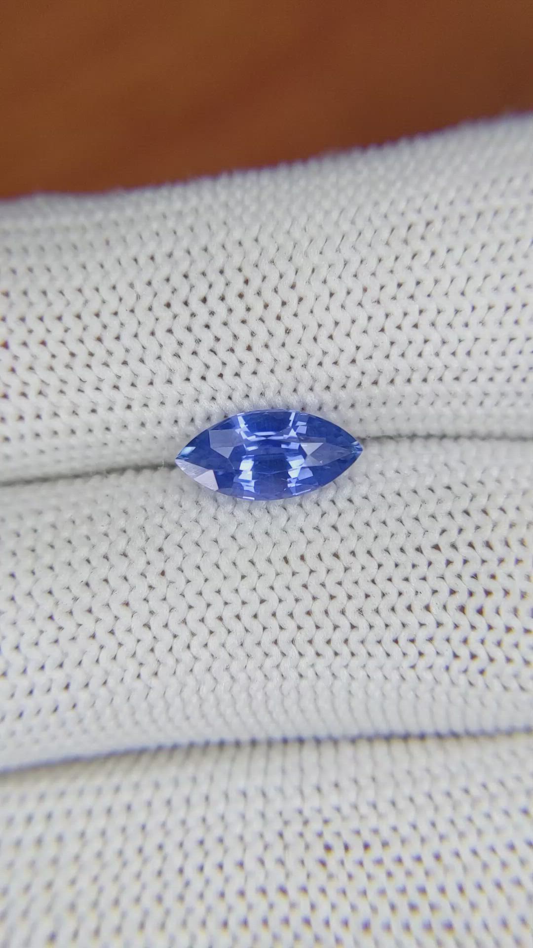 1.78 Ct. Blue Sapphire from Ceylon (Sri Lanka) Size Video