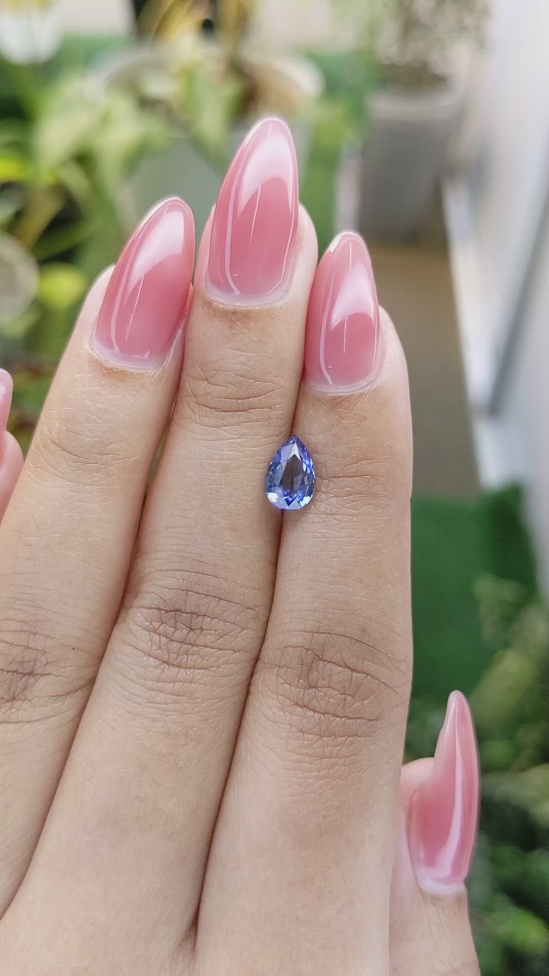 1.21 Ct. Blue Sapphire from Ceylon (Sri Lanka) Size Video