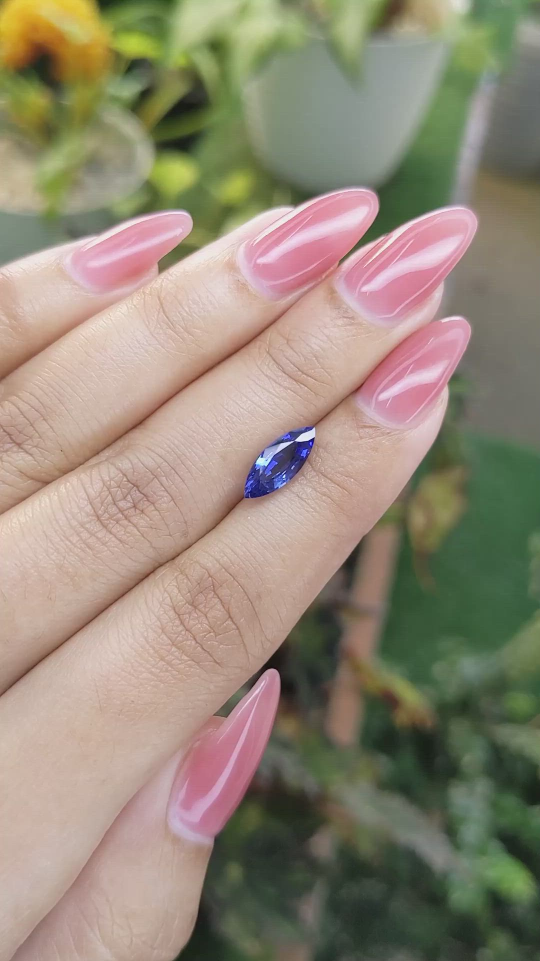 1.96 Ct. Blue Sapphire from Ceylon (Sri Lanka) Size Video
