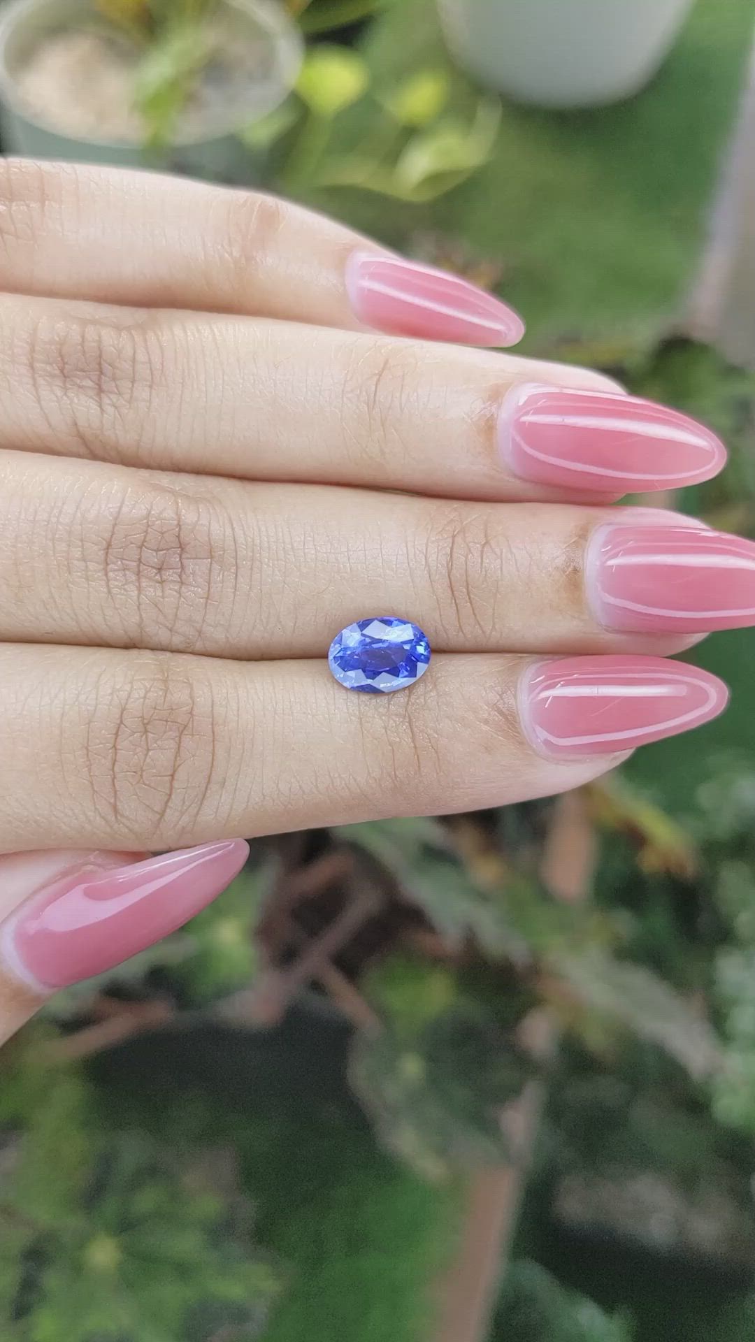 1.79 Ct. Blue Sapphire from Ceylon (Sri Lanka) Size Video