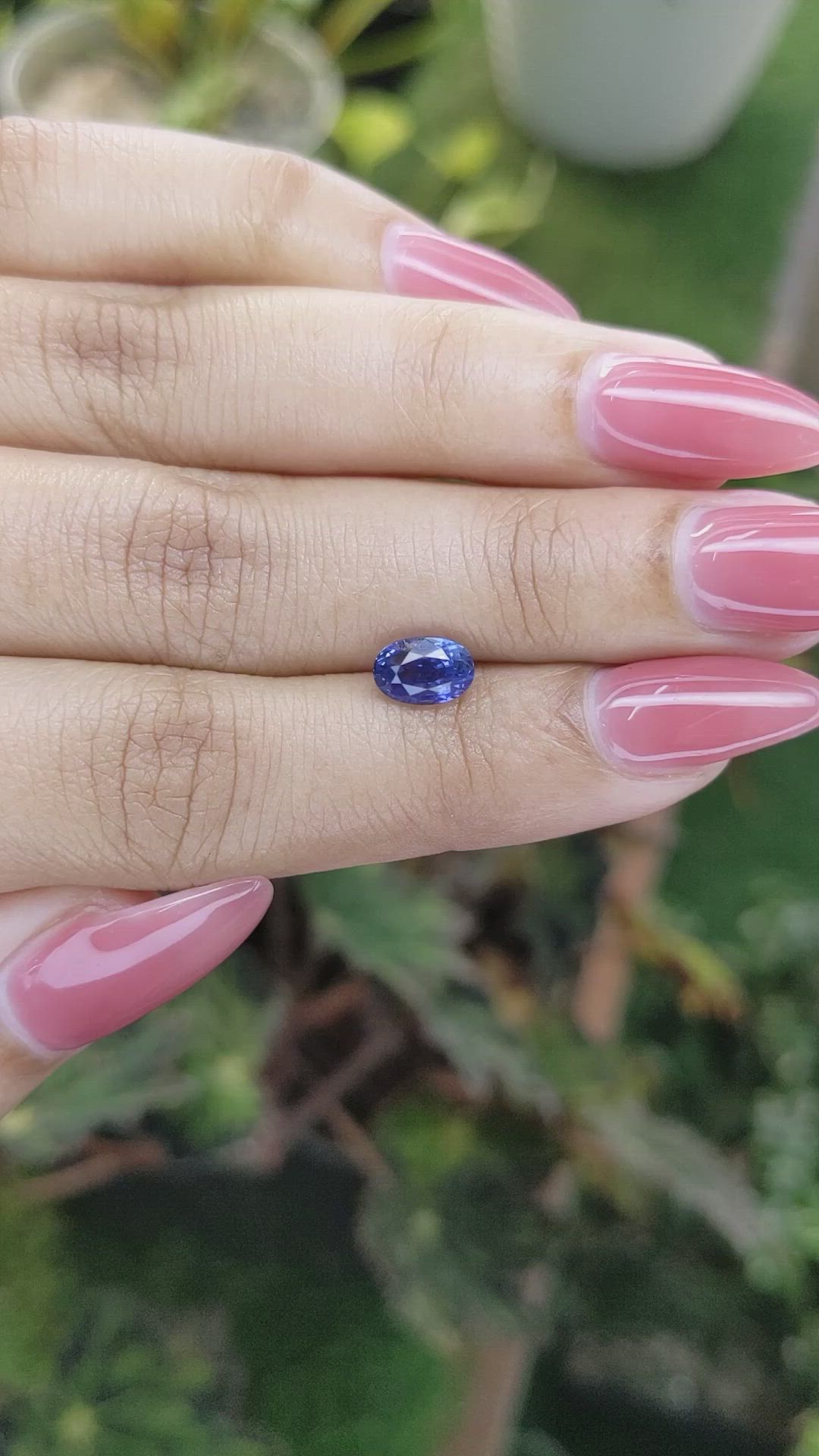 1.48 Ct. Blue Sapphire from Ceylon (Sri Lanka) Size Video