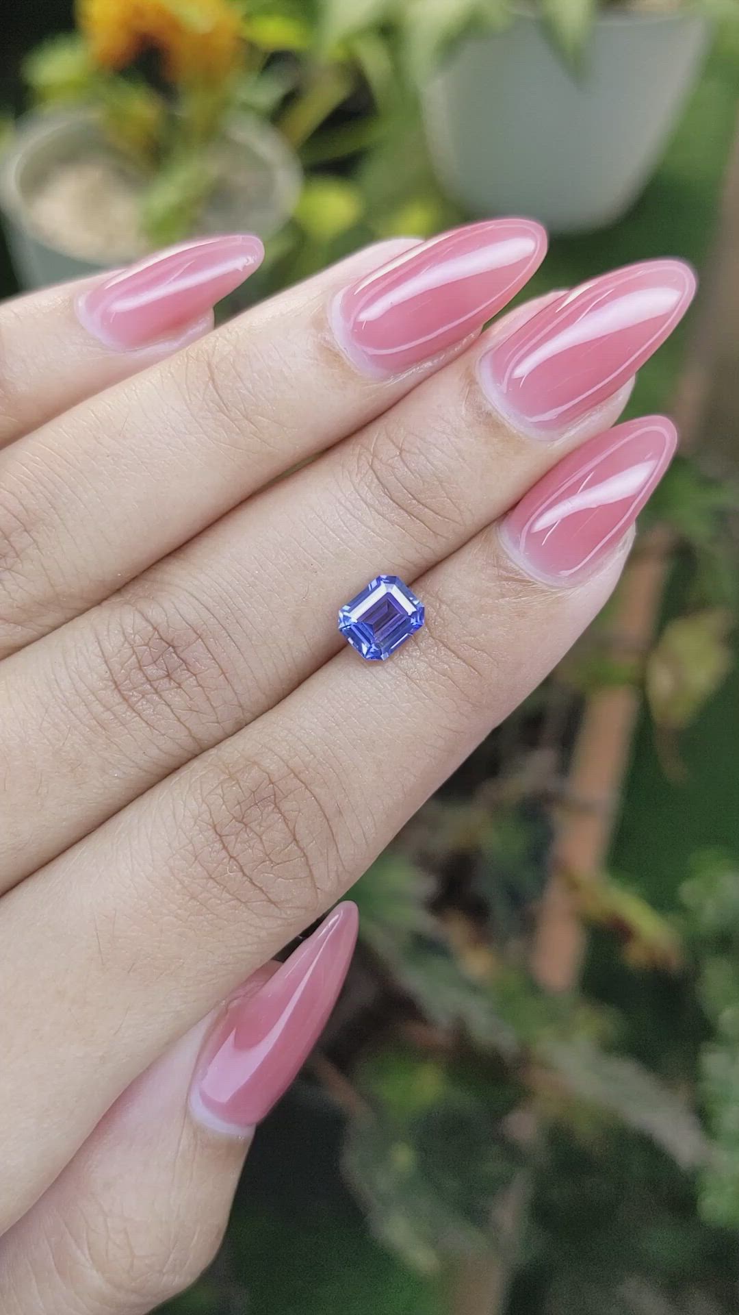 1.20 Ct. Blue Sapphire from Ceylon (Sri Lanka) Size Video