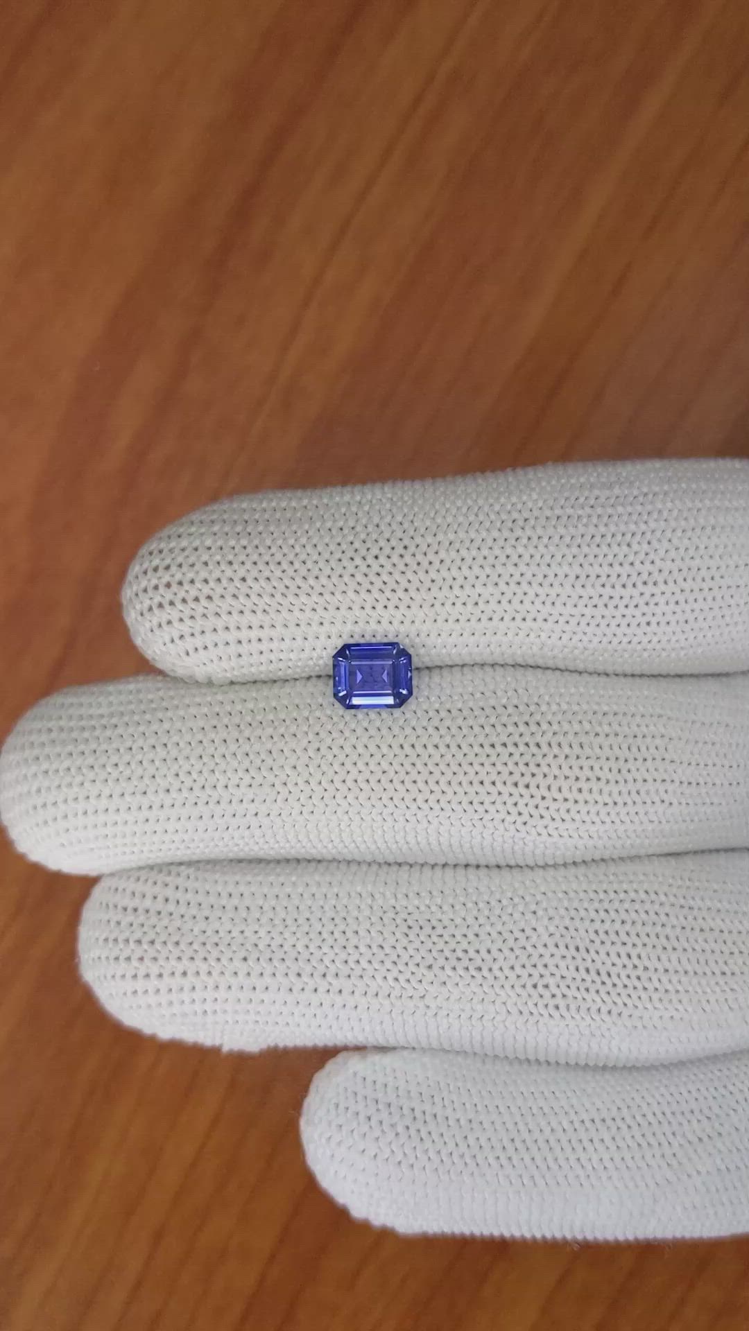 1.20 Ct. Blue Sapphire from Ceylon (Sri Lanka) Size Video