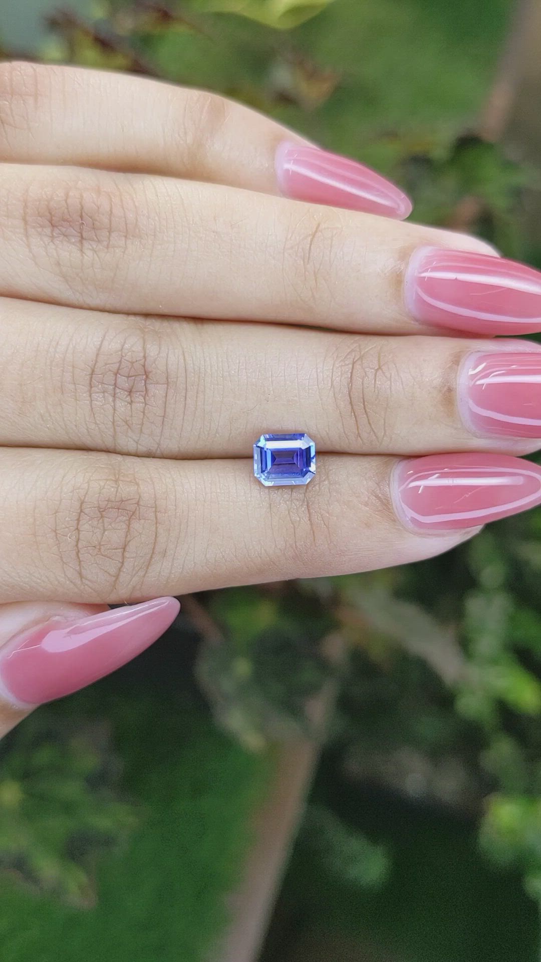 1.20 Ct. Blue Sapphire from Ceylon (Sri Lanka) Size Video