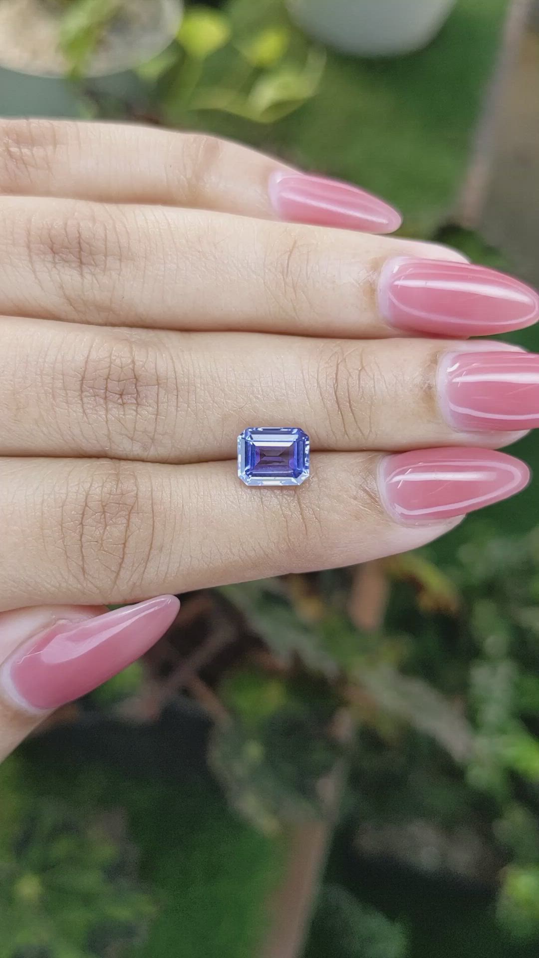 2.08 Ct. Blue Sapphire from Ceylon (Sri Lanka) Size Video
